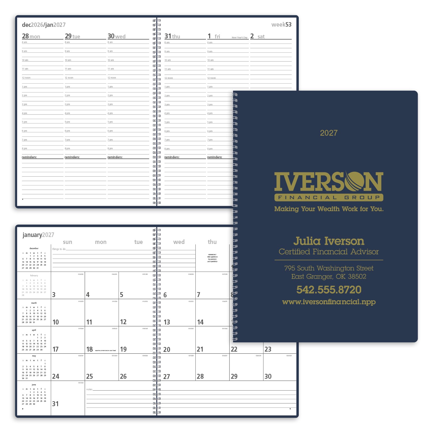 Picture of Triumph® Calendars Monthly & Weekly Planner