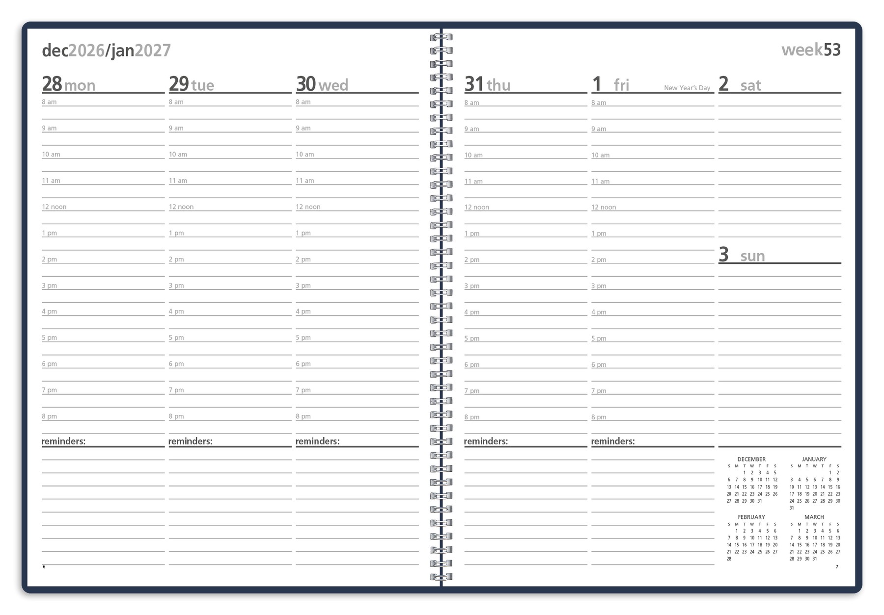 Picture of Triumph® Calendars Monthly & Weekly Planner