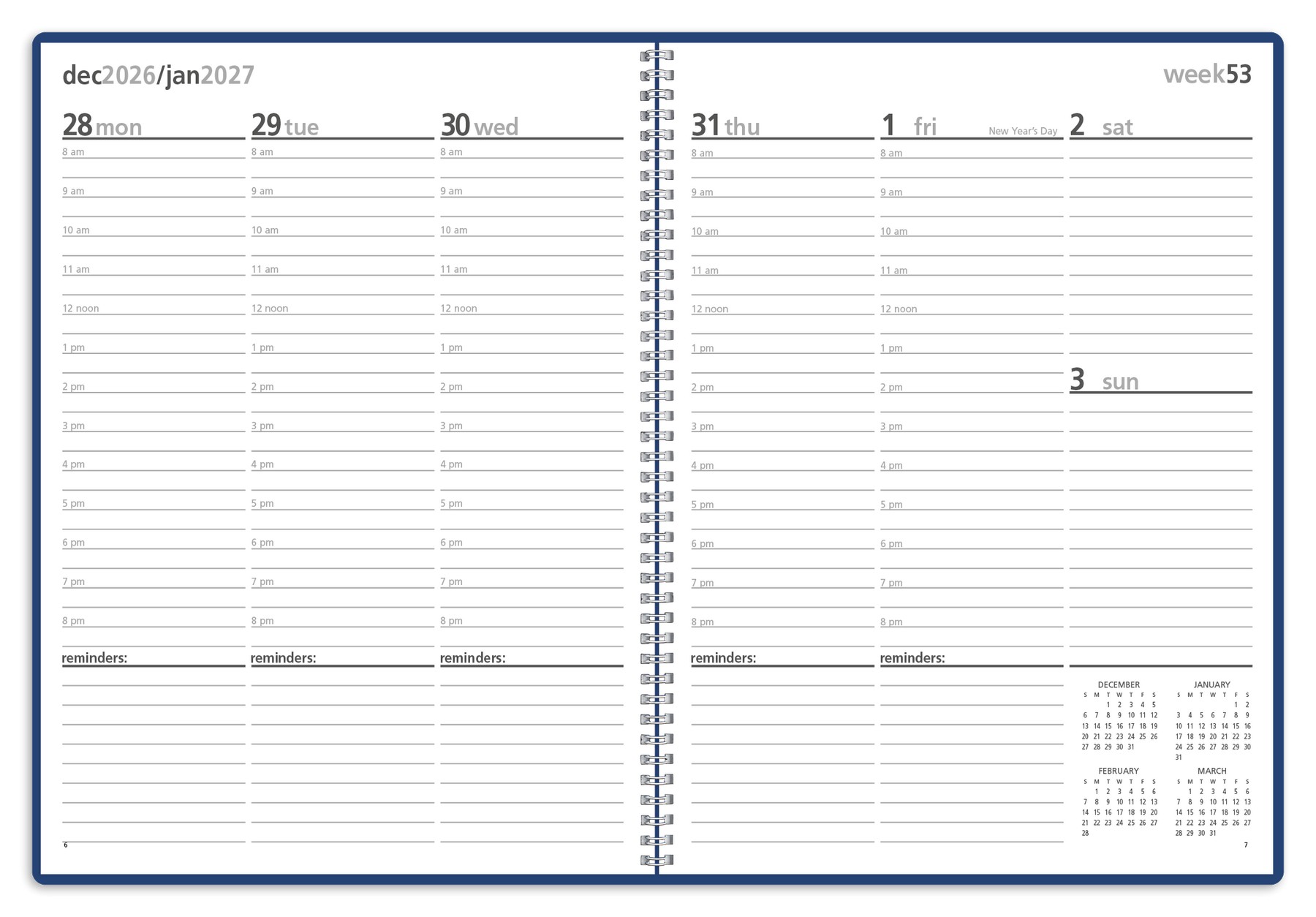 Picture of Triumph® Calendars Monthly & Weekly Planner