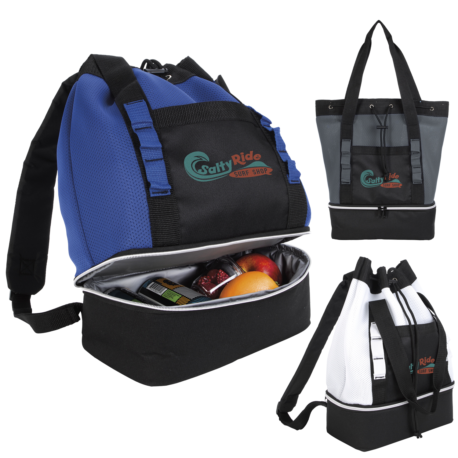 Picture of Atchison® Brightwater Dual-Compartment Tote-Pack Cooler