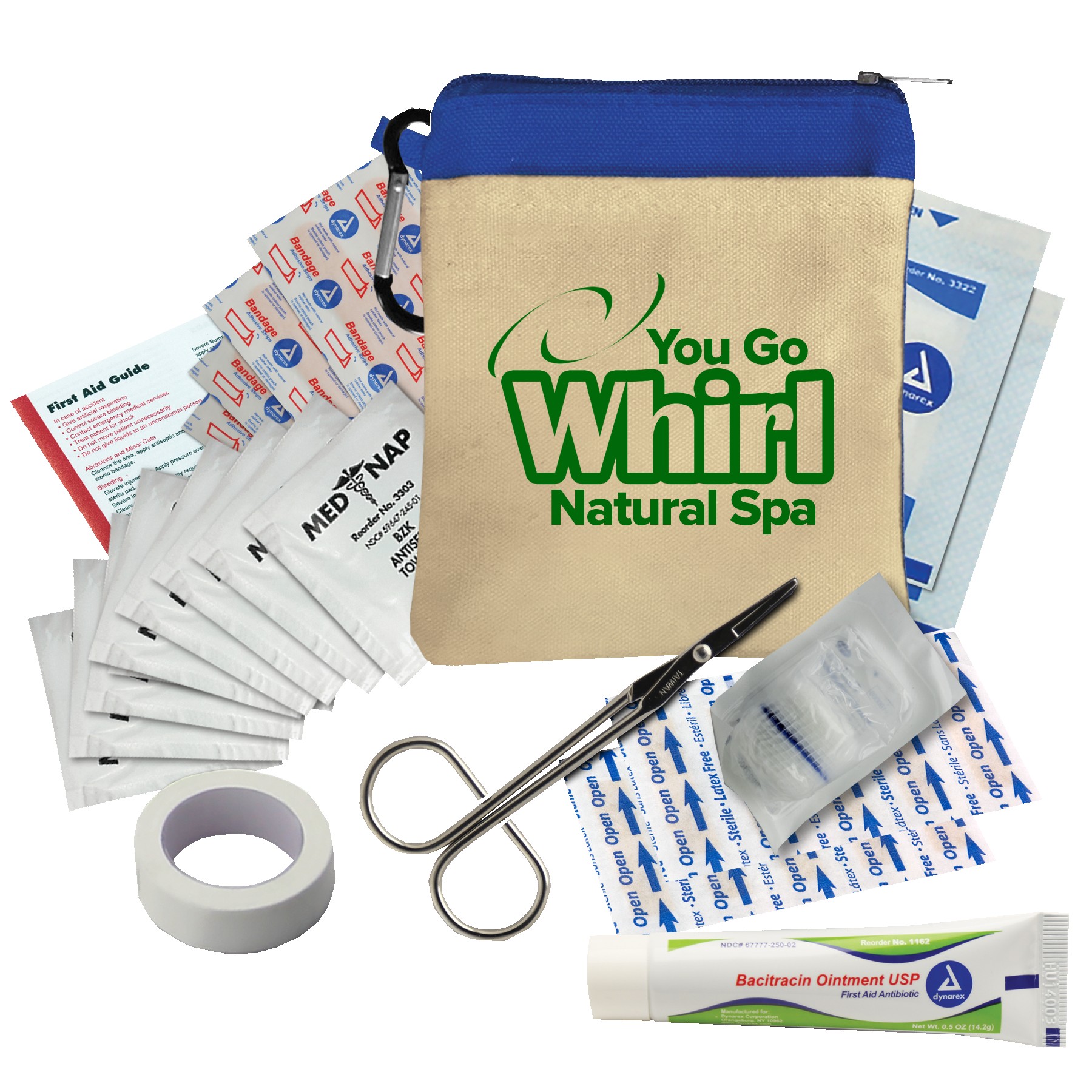 Picture of Garyline® Canvas Zipper Pouch First Aid Kit ? 44 Piece