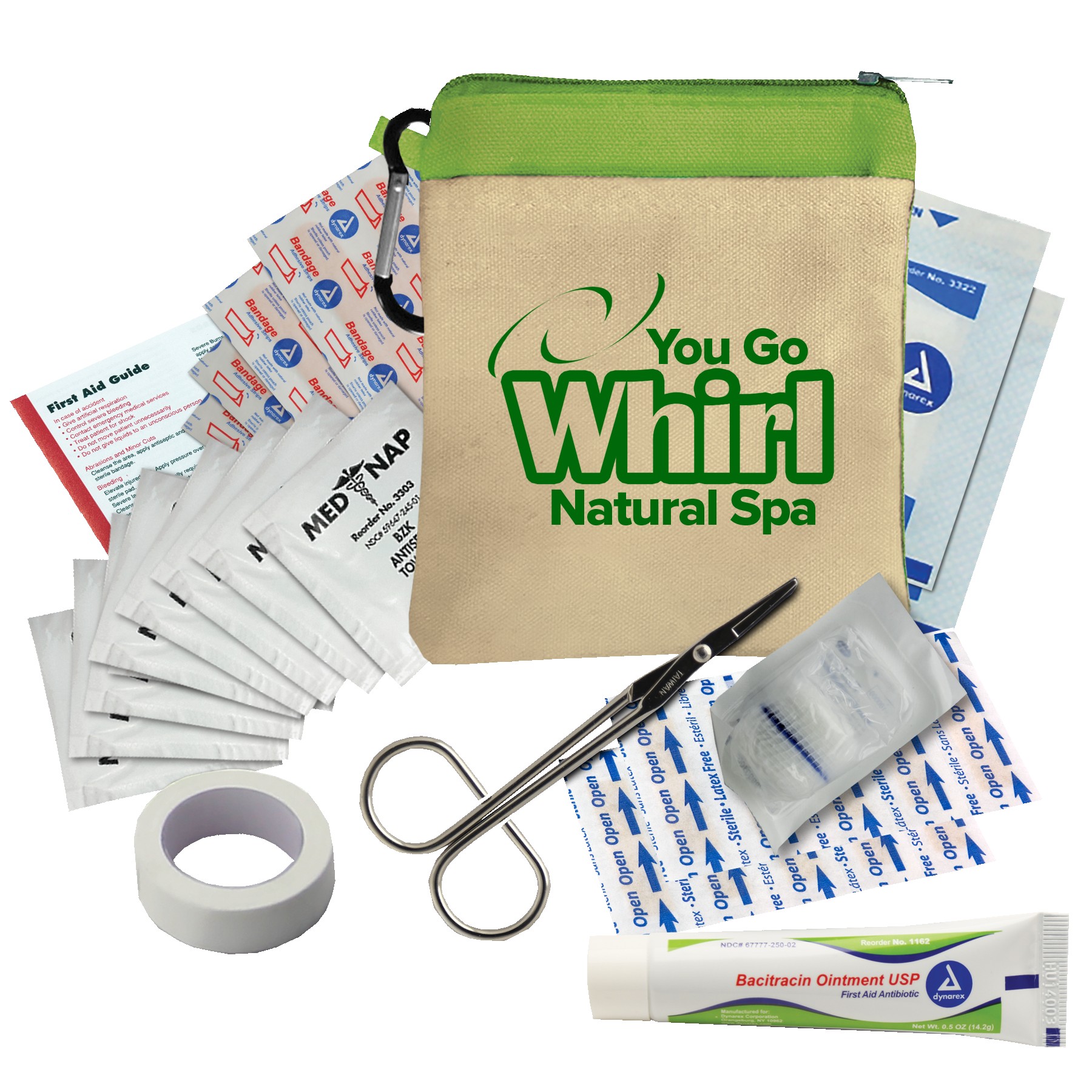 Picture of Garyline® Canvas Zipper Pouch First Aid Kit ? 44 Piece