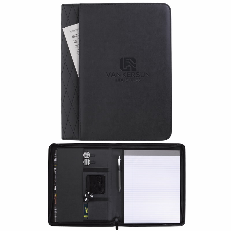 Picture of Stitch Zippered Padfolio