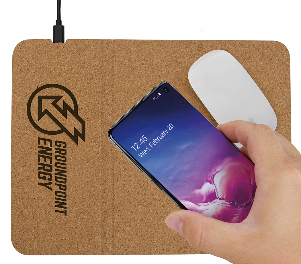 Picture of Good Value™ 10W Vite Wireless Charging Mouse Pad and Stand