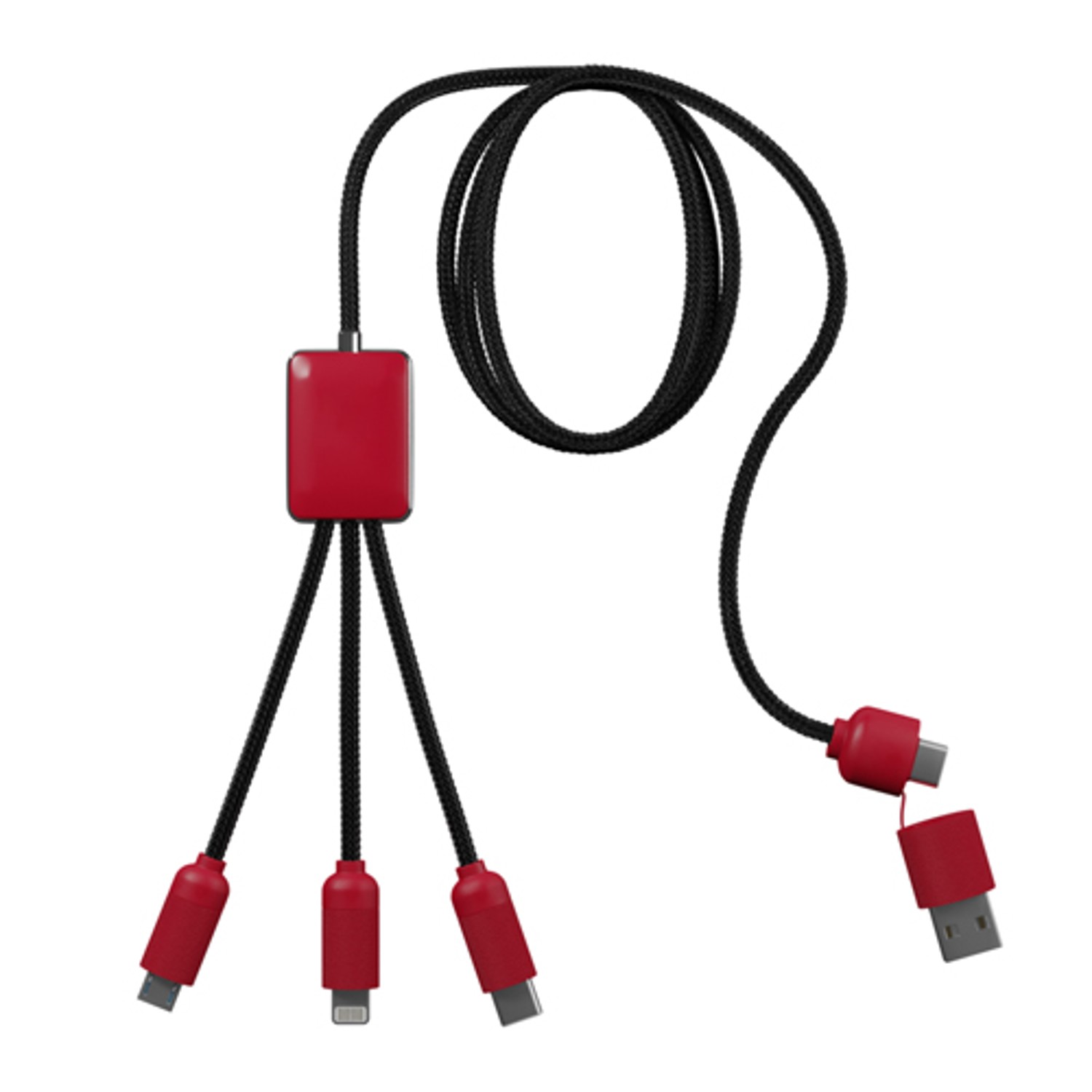Picture of 5-in-1 Charging Cable with Light-Up Logo