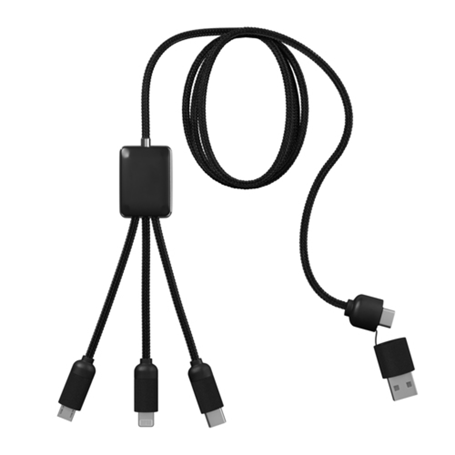 Picture of 5-in-1 Charging Cable with Light-Up Logo