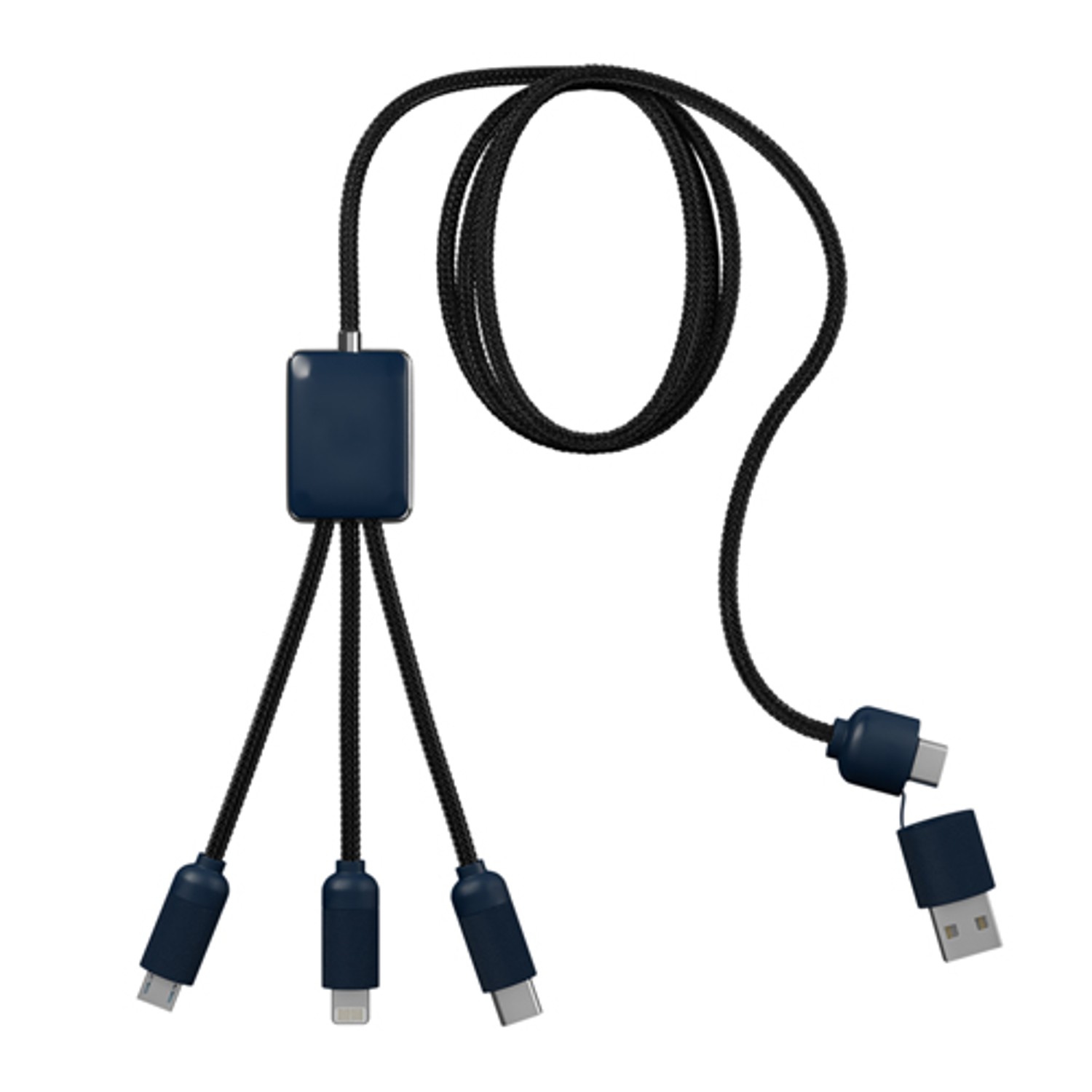 Picture of 5-in-1 Charging Cable with Light-Up Logo