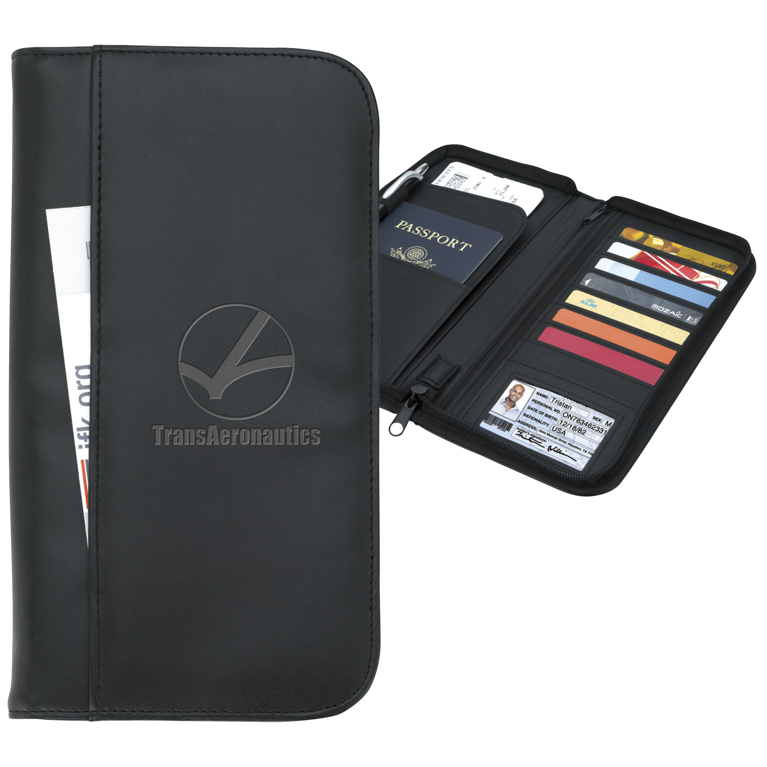Picture of Good Value™ Travel Zippered Wallet