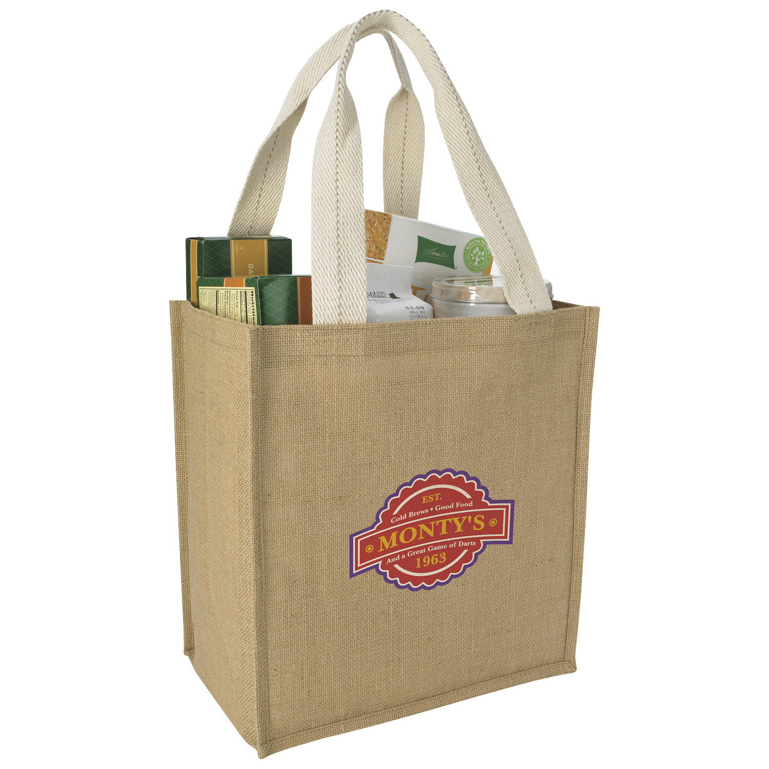 Picture of Good Value™ Jute Grocery Tote
