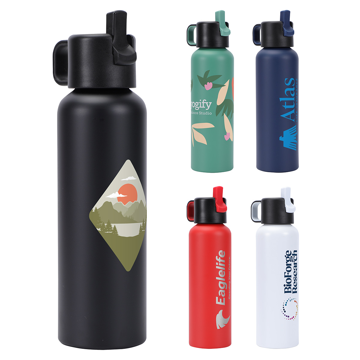 Picture of Alamo 27 oz Recycled Aluminum Bottle