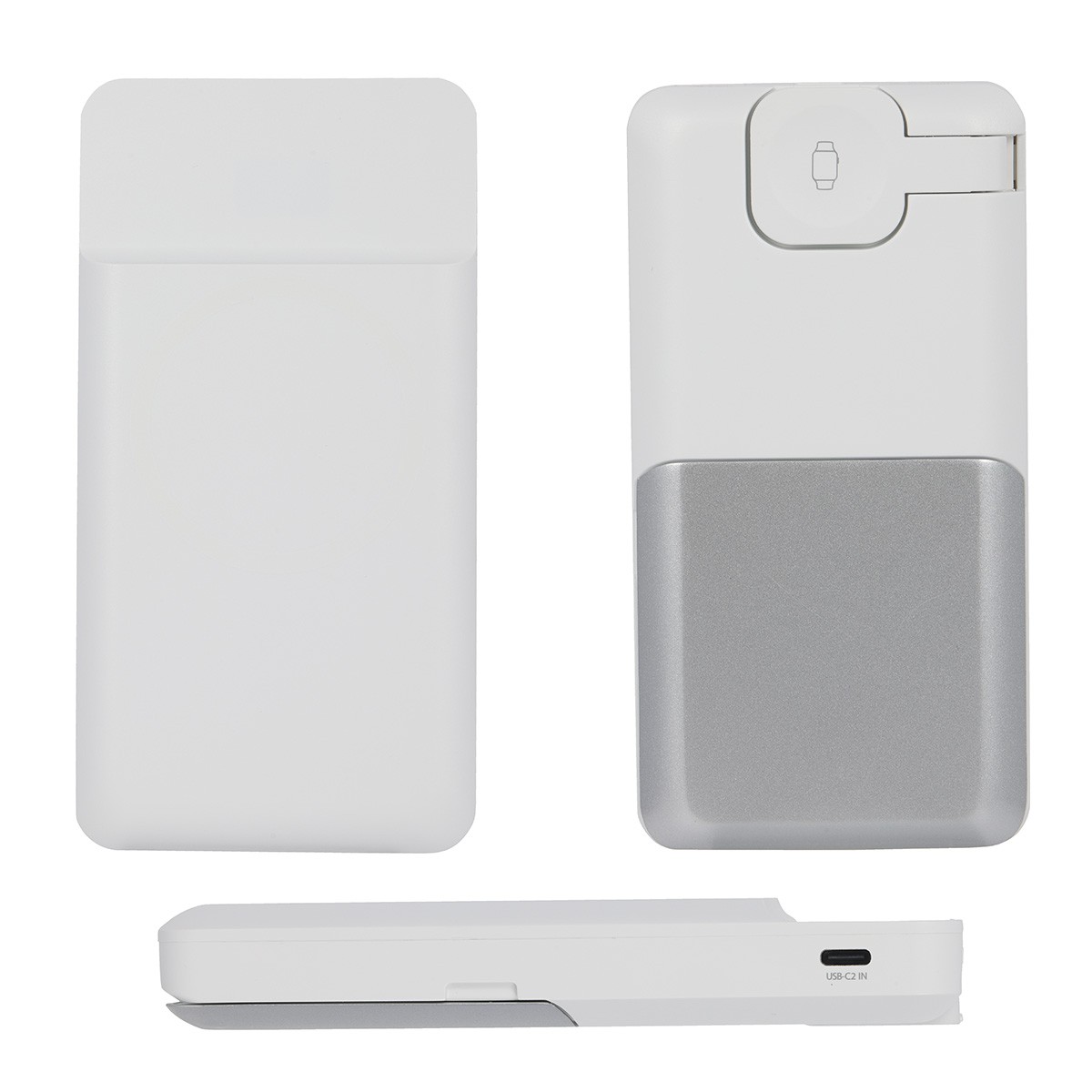 Picture of Diplomat 10000mAh 20W PD Power Bank with 15W Wireless Charger, Watch Charge