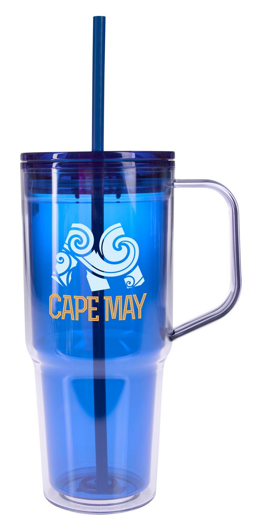 Picture of Good Value™ Clair Recycled Acrylic Travel Tumbler - 30 oz.
