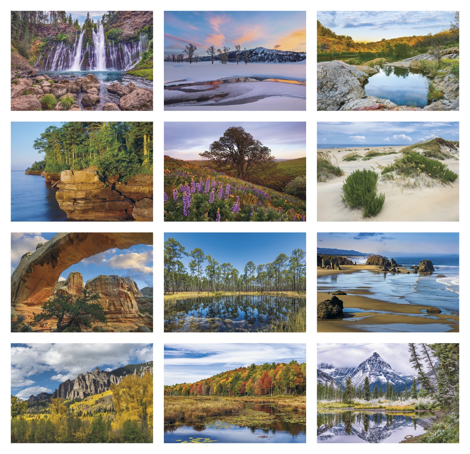 Picture of HotLine® Products Our Beautiful America® Executive Calendar