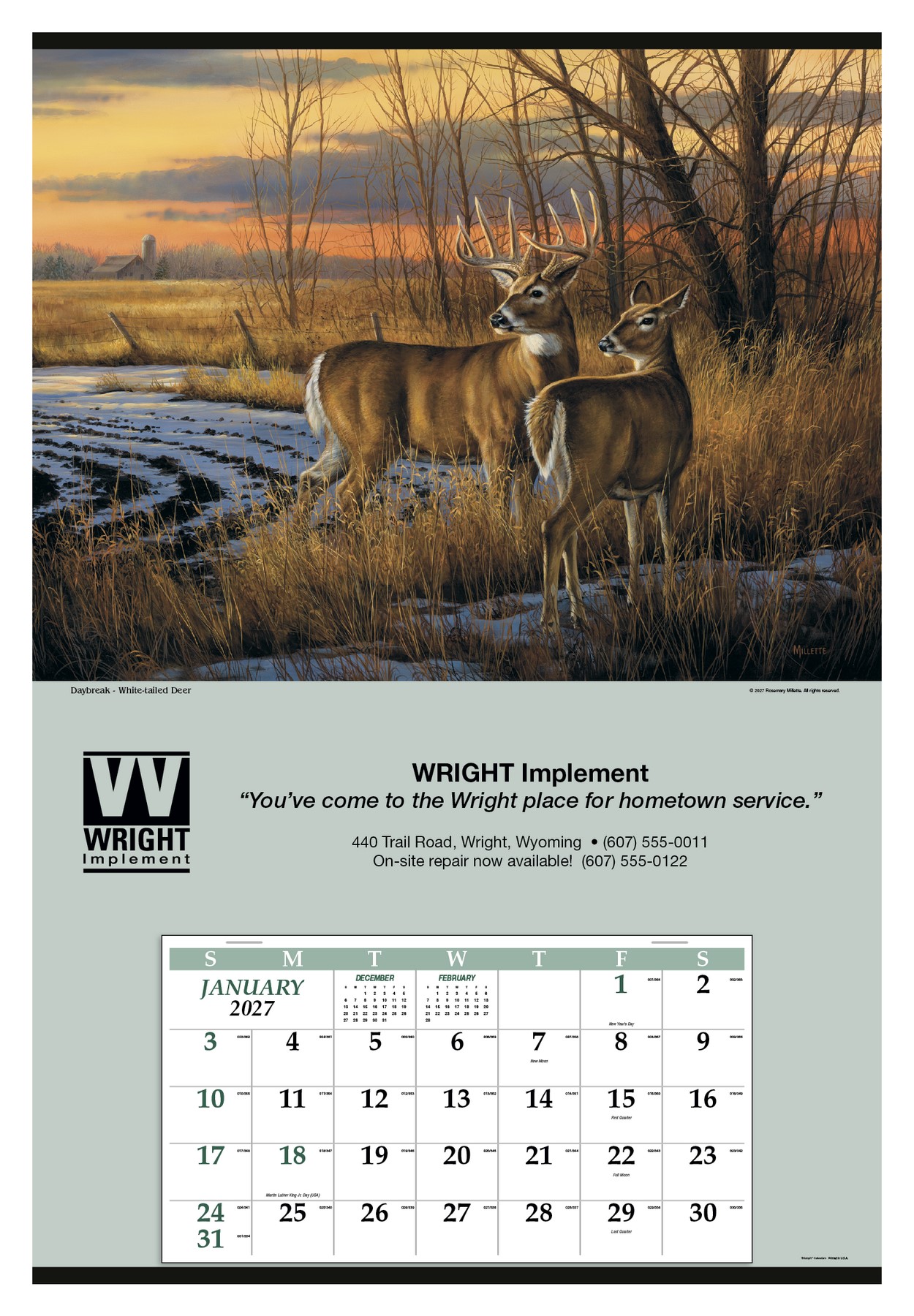 Picture of Triumph® Calendars Jumbo Hanger (12-Month) Calendar