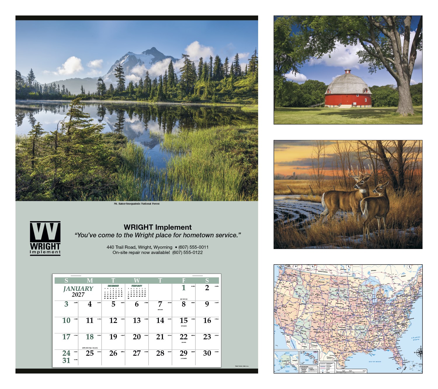 Picture of Triumph® Calendars Jumbo Hanger (12-Month) Calendar