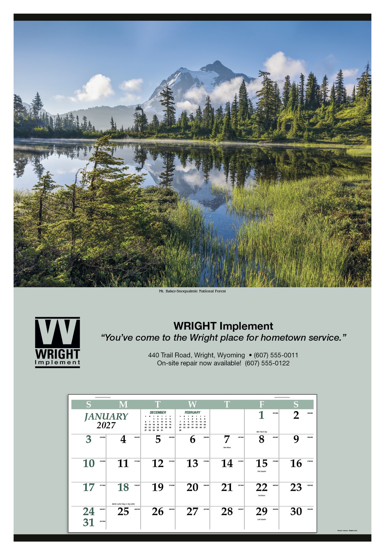 Picture of Triumph® Calendars Jumbo Hanger (12-Month) Calendar