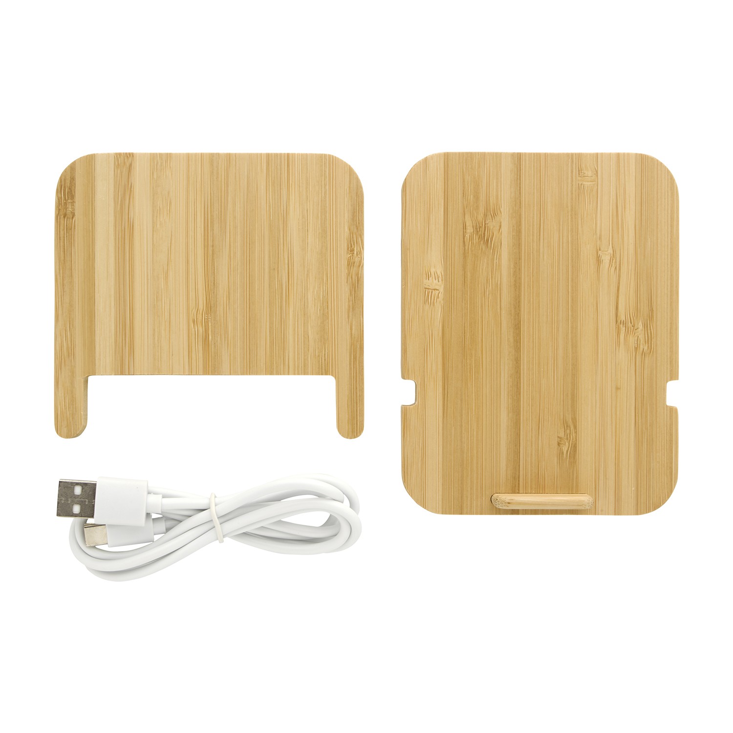 Picture of Bamboo 10W Wireless Charger with Phone Holder