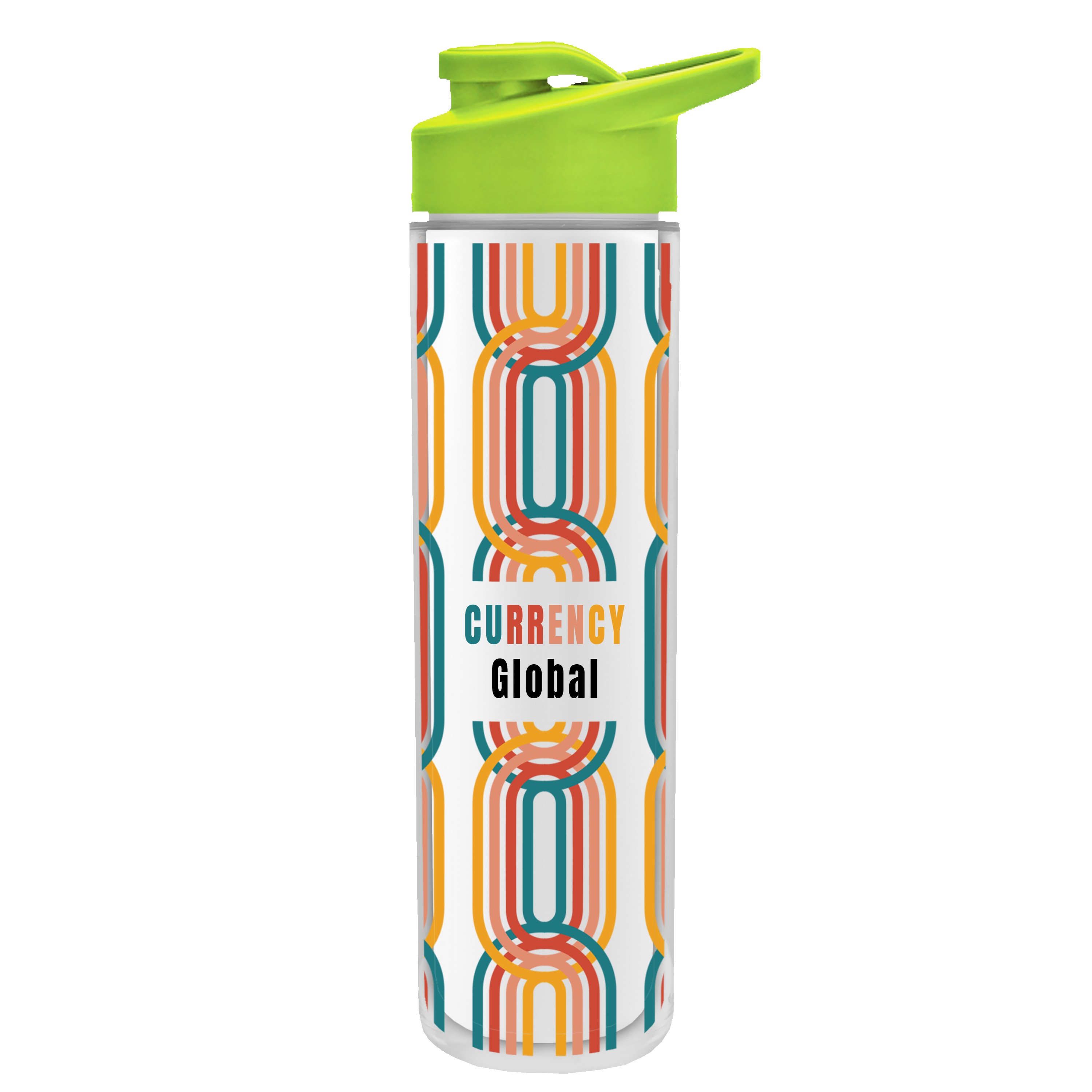 Picture of Garyline® Chiller Insulated Bottle with Drink-Thru Lid and Full-Color Insert - 16 oz.