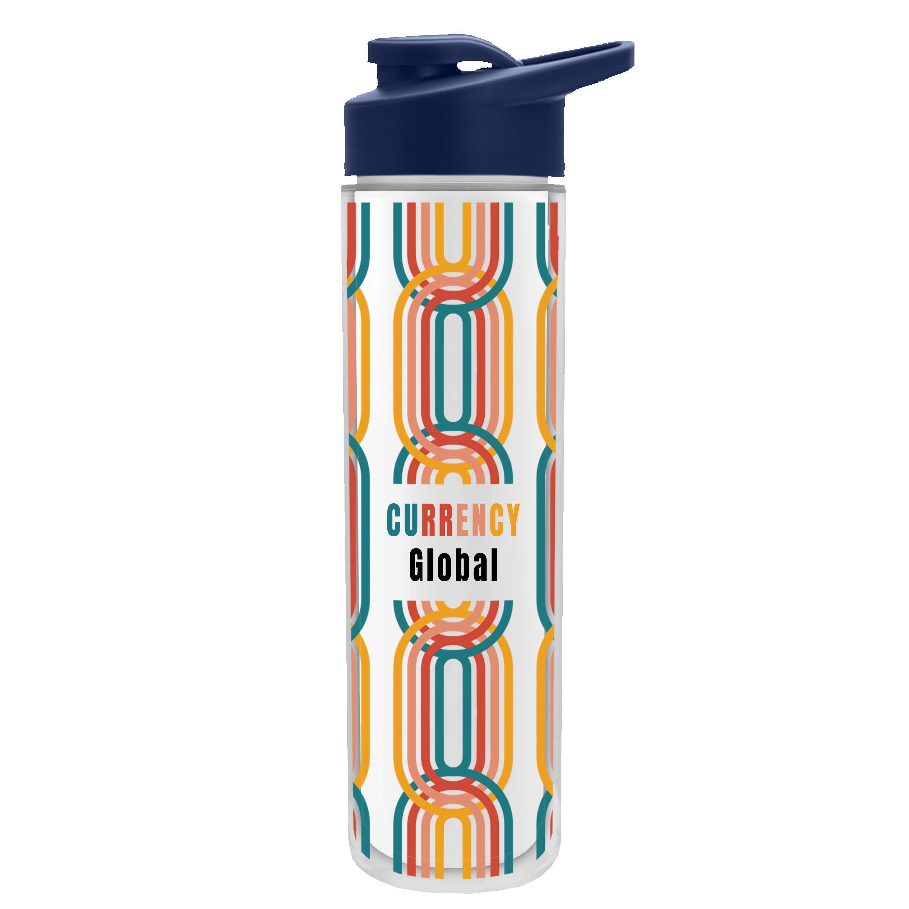 Picture of Garyline® Chiller Insulated Bottle with Drink-Thru Lid and Full-Color Insert - 16 oz.