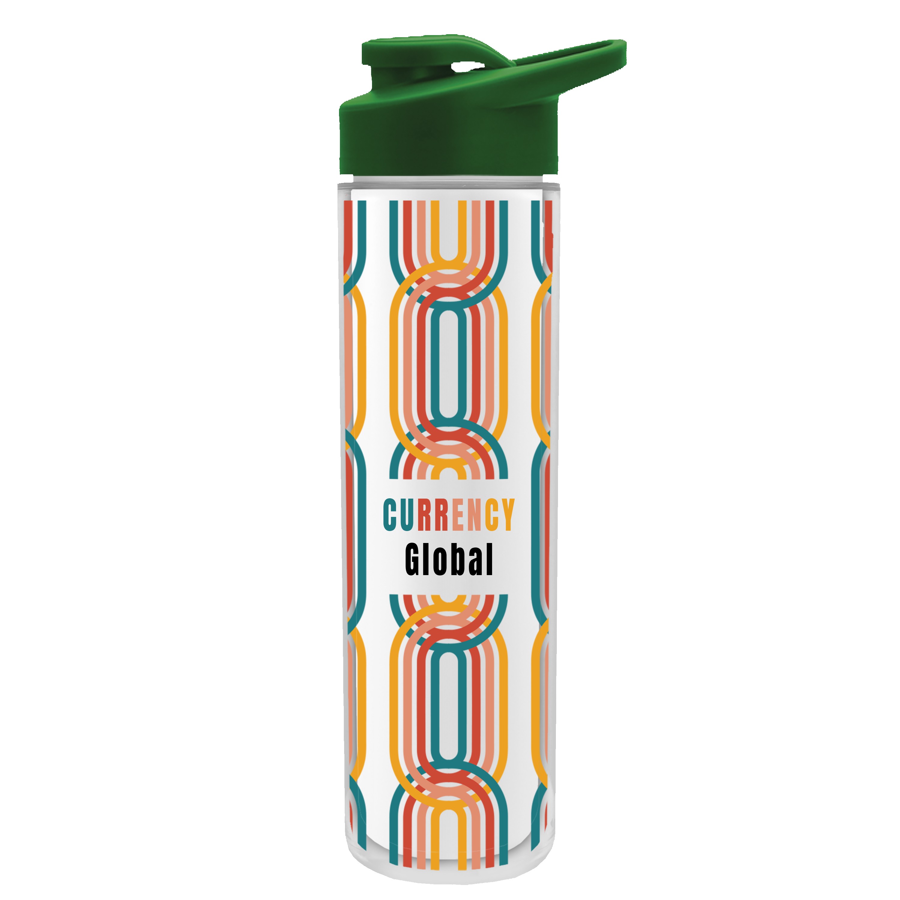 Picture of Garyline® Chiller Insulated Bottle with Drink-Thru Lid and Full-Color Insert - 16 oz.