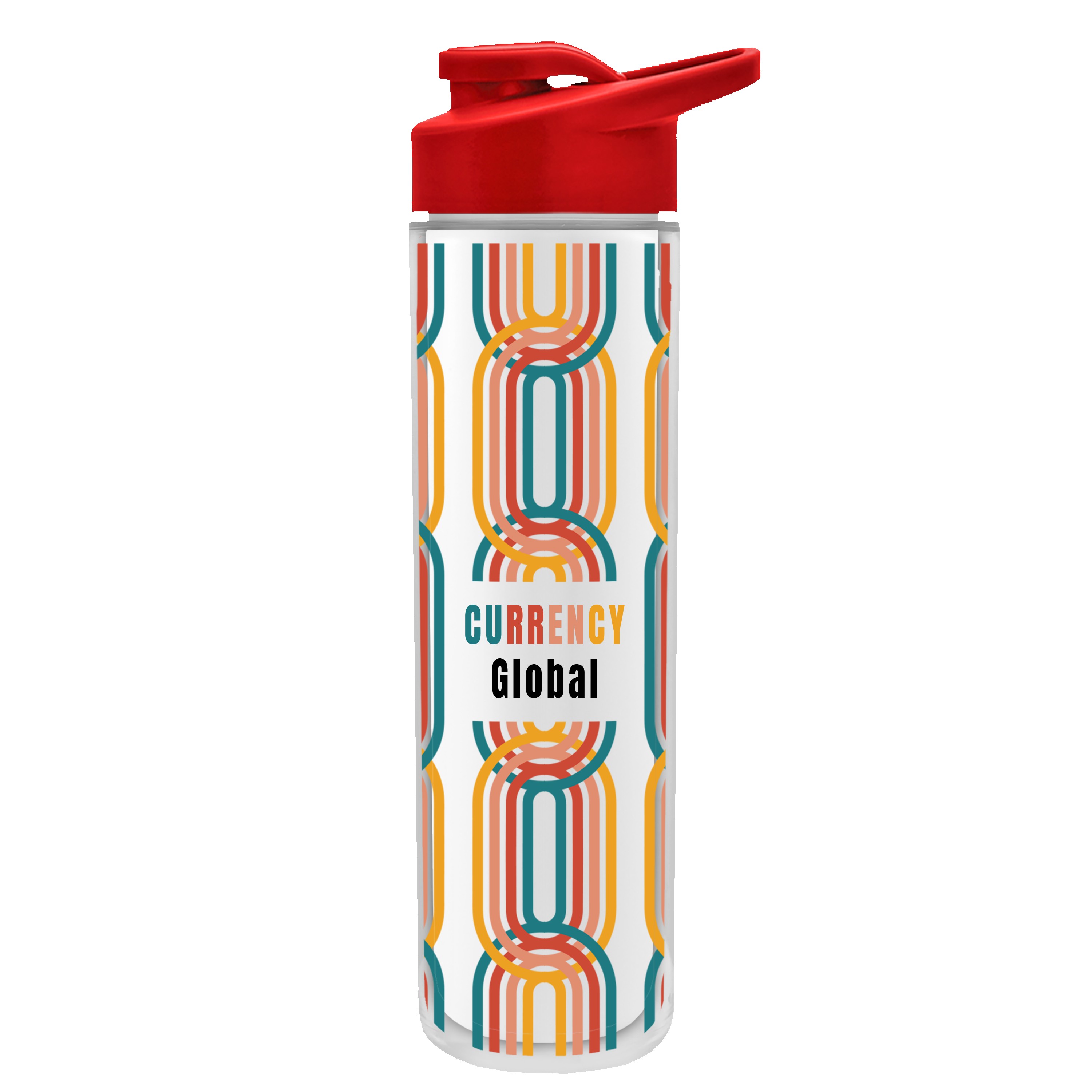 Picture of Garyline® Chiller Insulated Bottle with Drink-Thru Lid and Full-Color Insert - 16 oz.