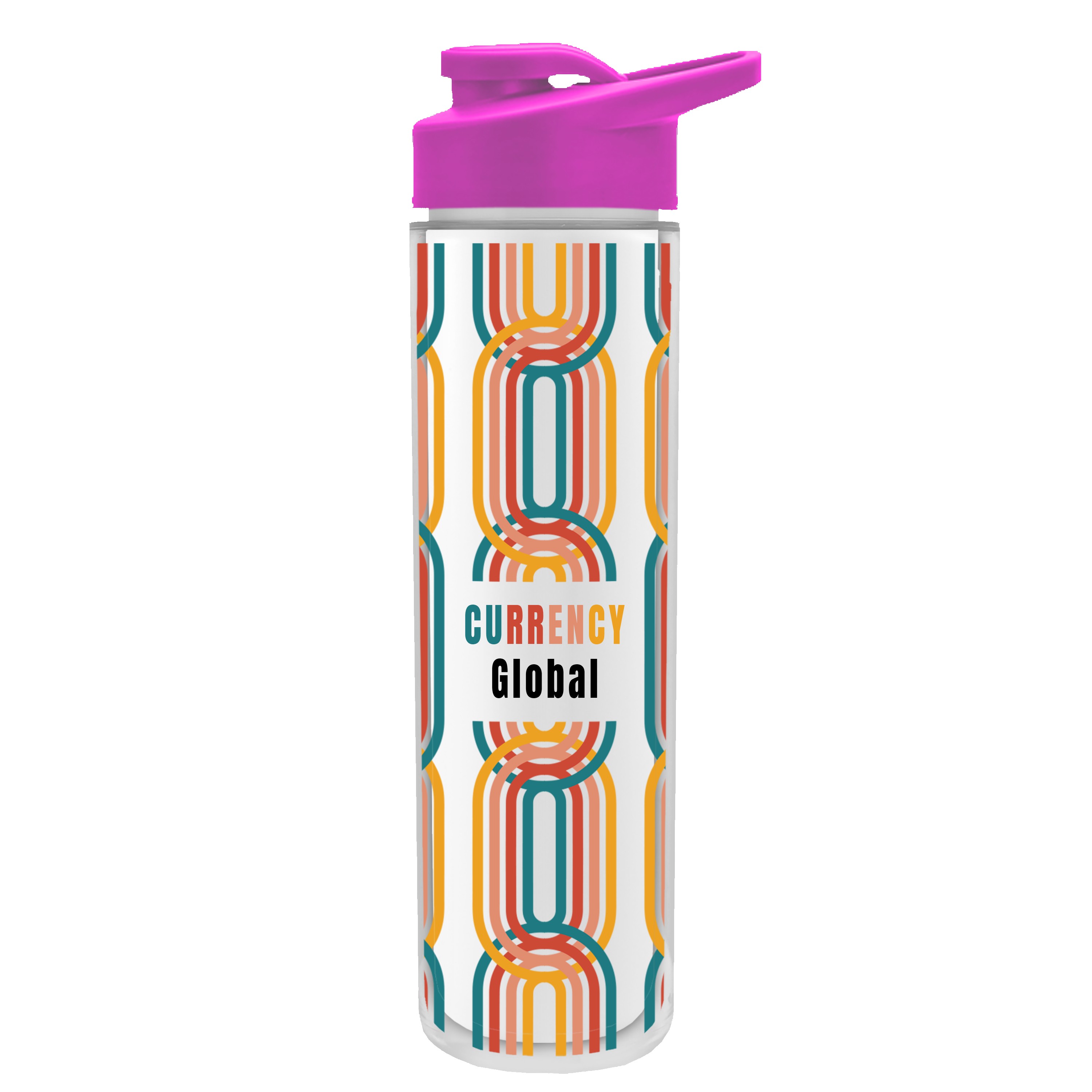 Picture of Garyline® Chiller Insulated Bottle with Drink-Thru Lid and Full-Color Insert - 16 oz.