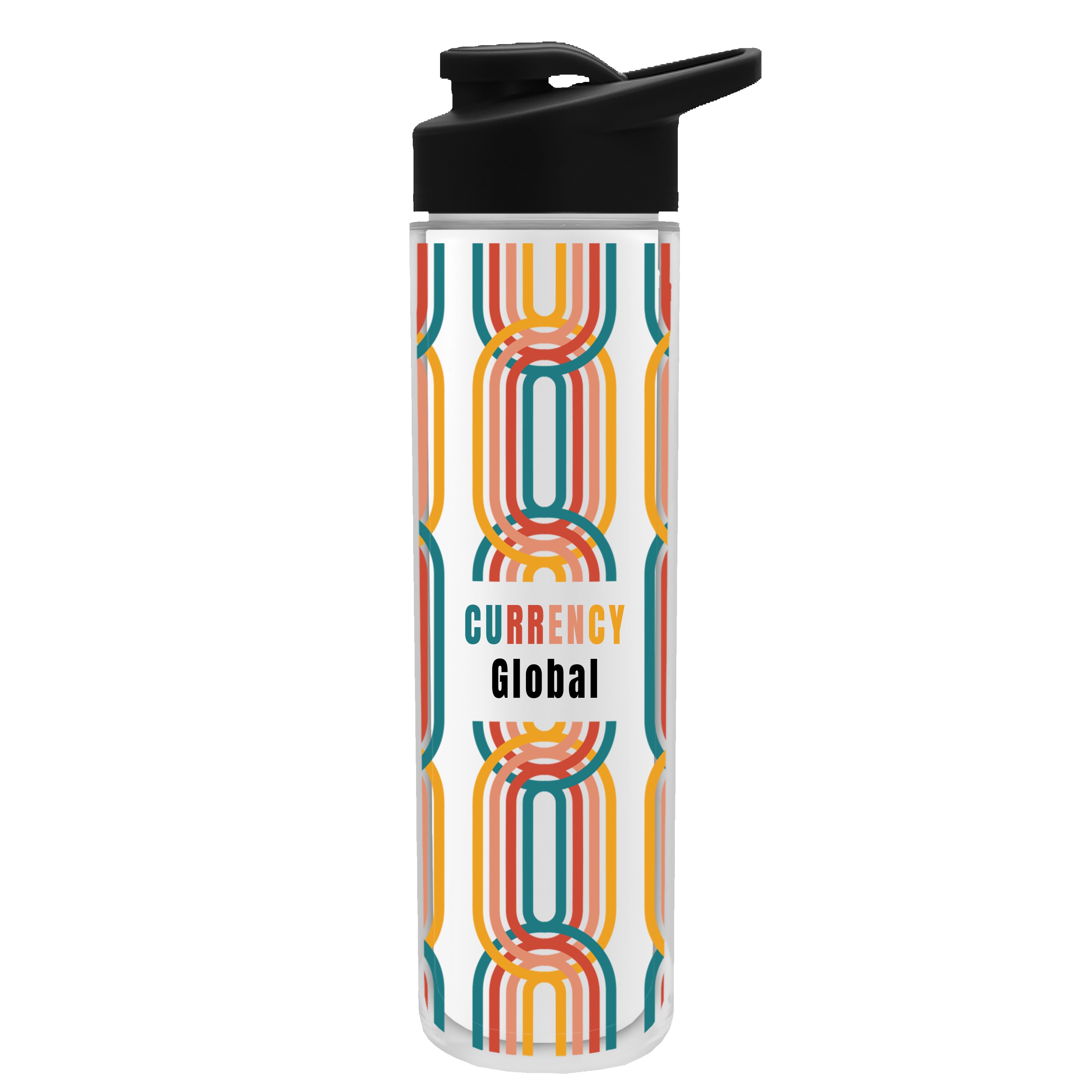 Picture of Garyline® Chiller Insulated Bottle with Drink-Thru Lid and Full-Color Insert - 16 oz.