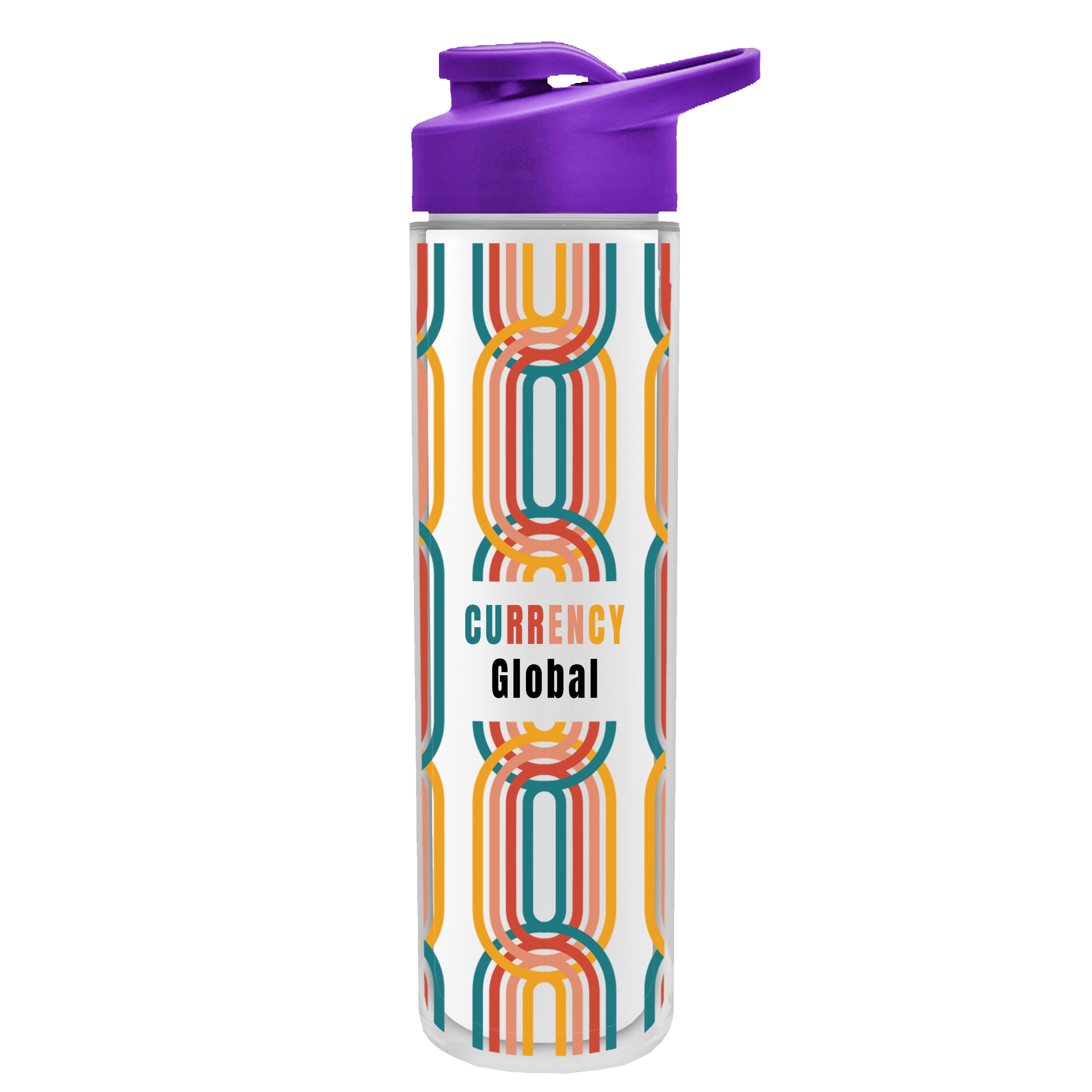 Picture of Garyline® Chiller Insulated Bottle with Drink-Thru Lid and Full-Color Insert - 16 oz.