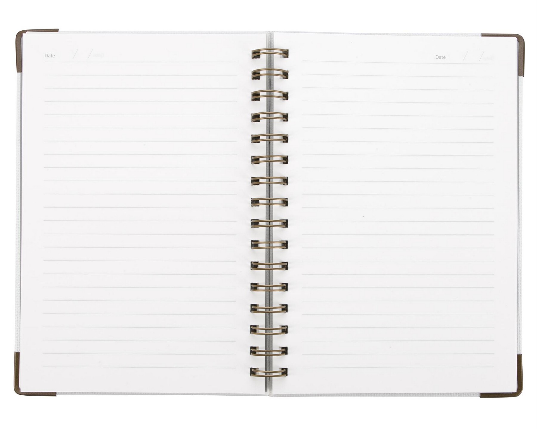Picture of Good Value™ Woven Paper Hardback With Metal Accents Notebook