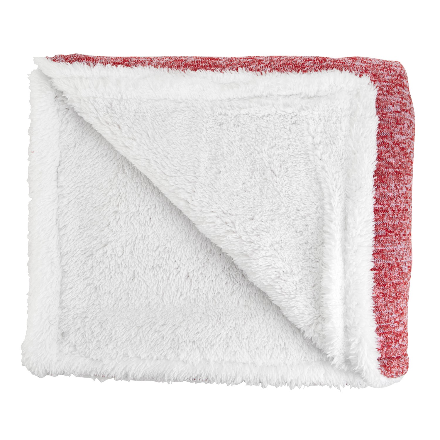 Picture of Sherpa-Backed Heathered Blanket