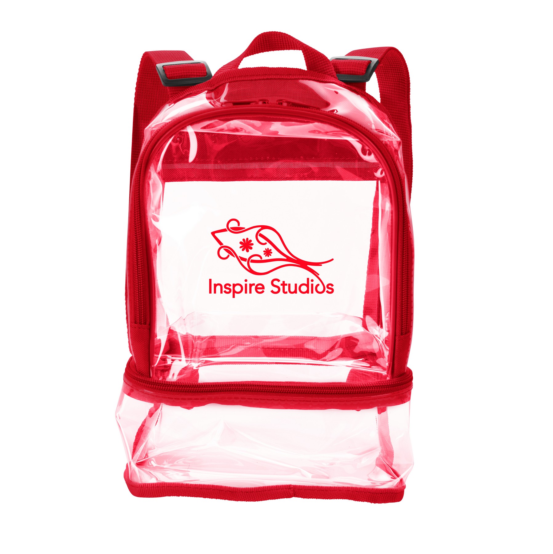 Picture of Good Value™ Clear Recycled TPU Dual Mini Backpack