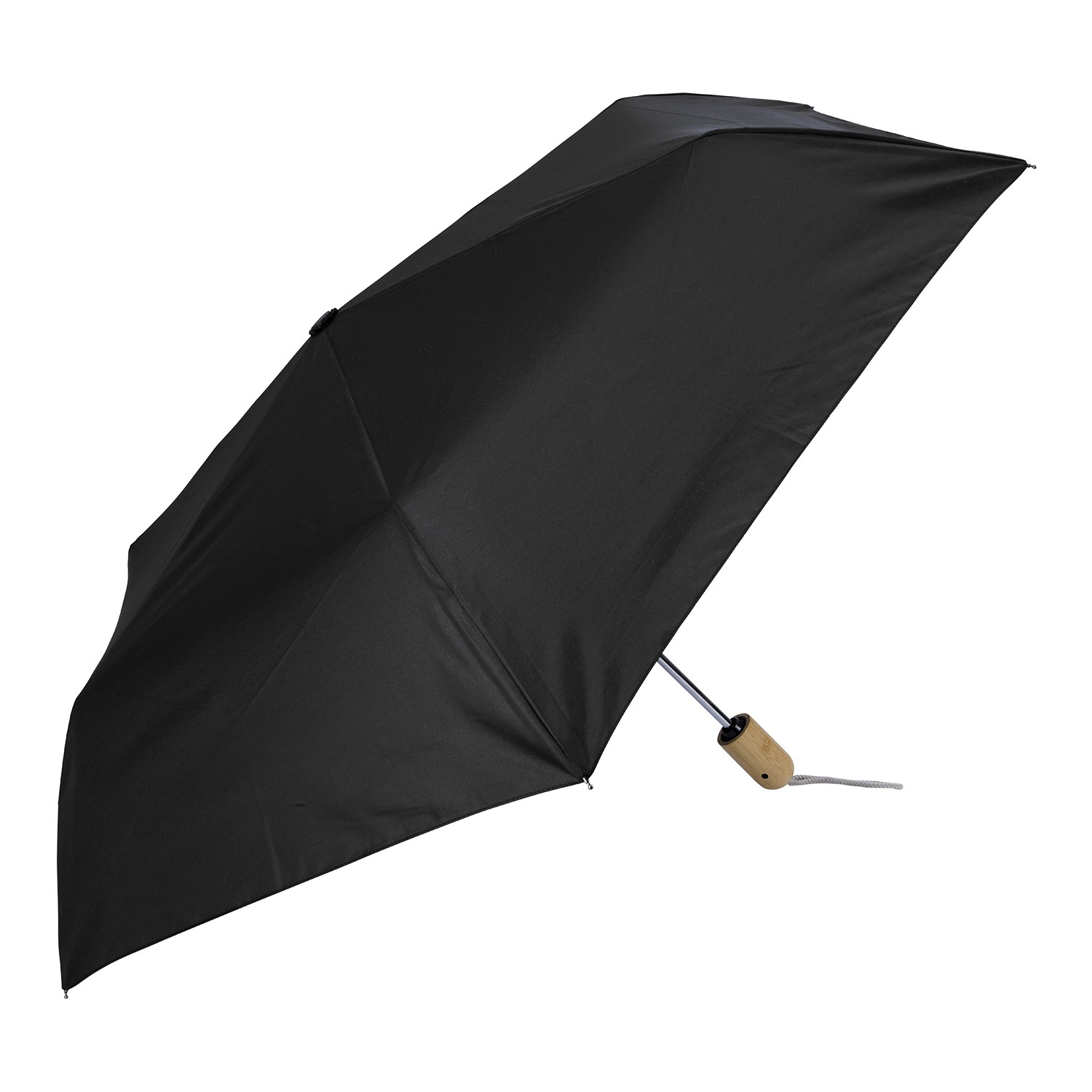 Picture of Shed Rain™ 42" RPET Bamboo-Handled Auto-Open/Close Compact Umbrella