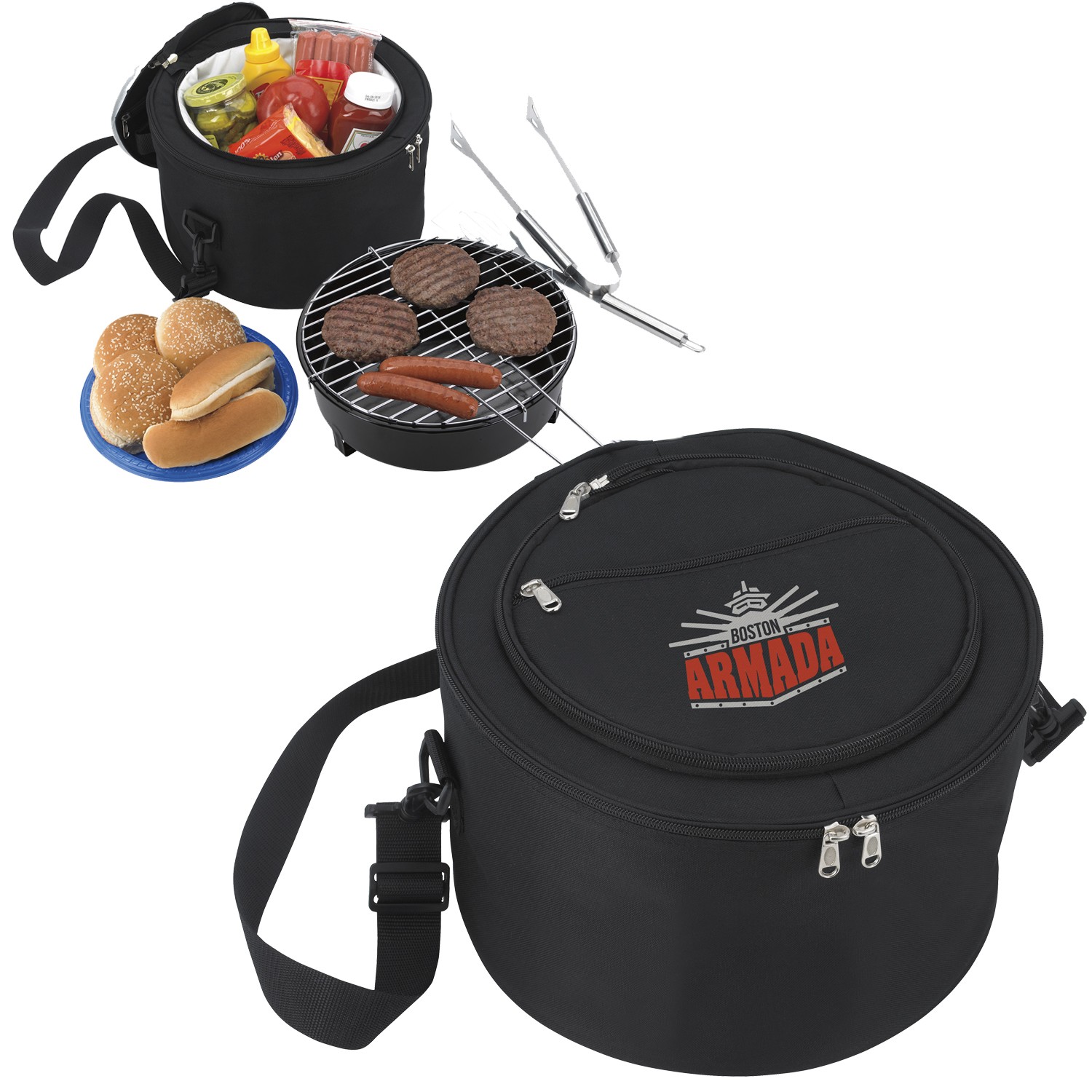 Picture of Koozie® Portable BBQ with Cooler Bag