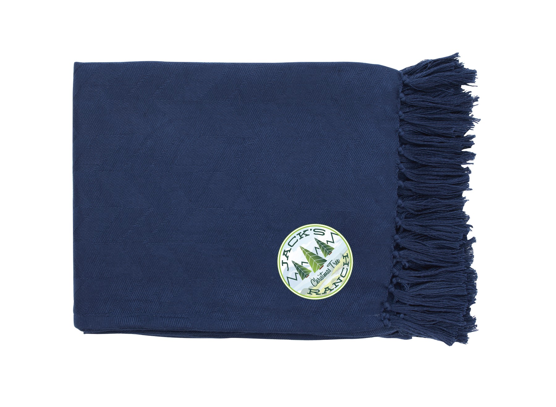 Picture of Herringbone Textured RPET Woven Blanket