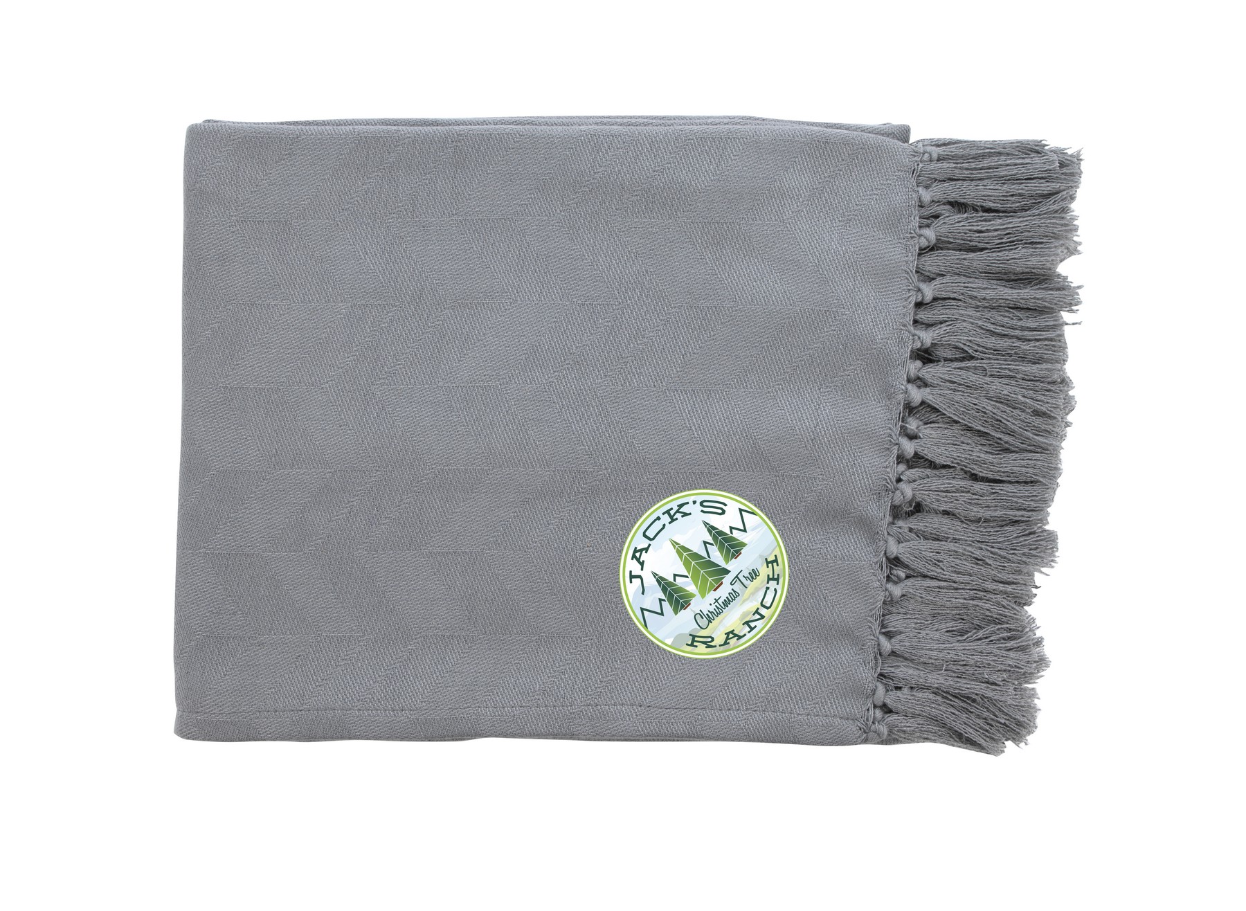 Picture of Herringbone Textured RPET Woven Blanket