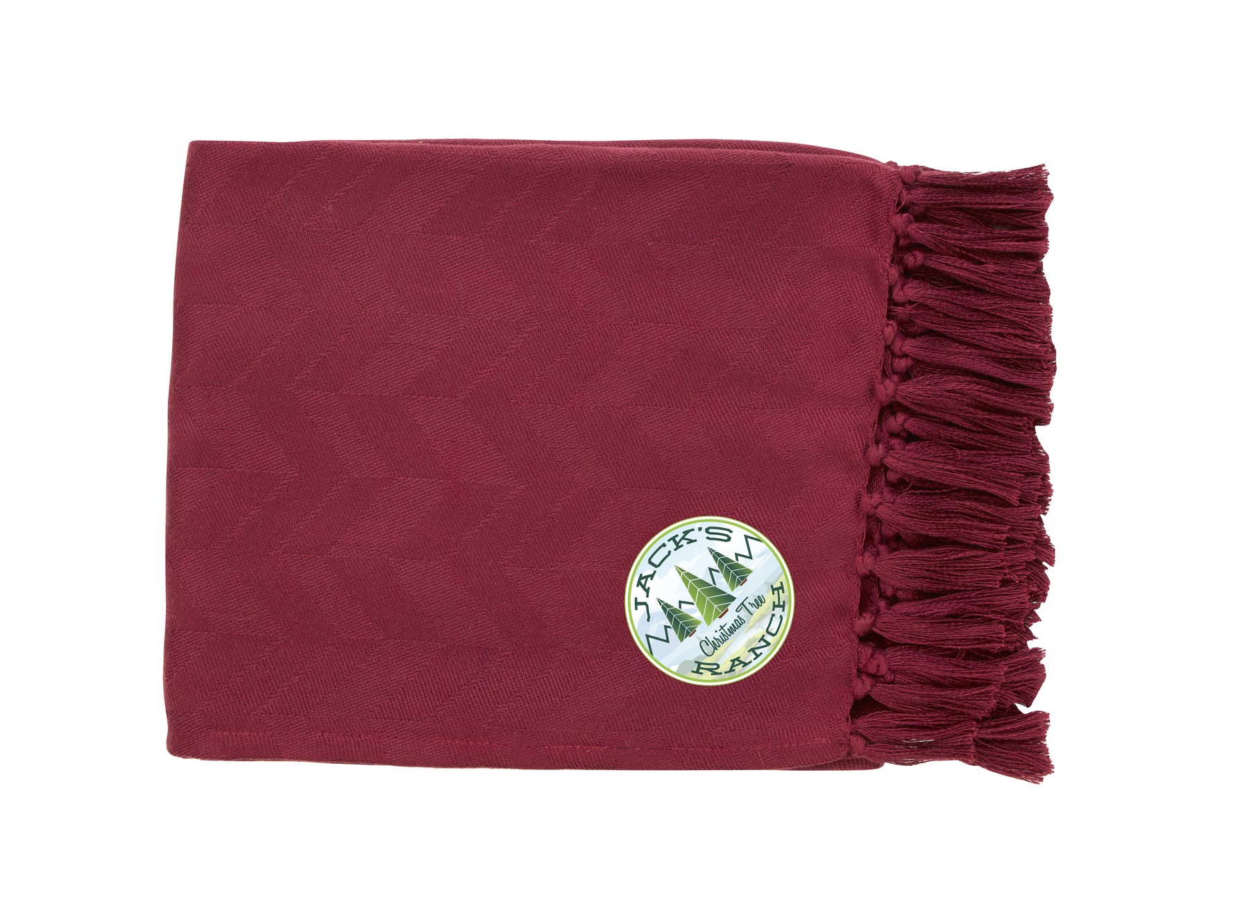 Picture of Herringbone Textured RPET Woven Blanket