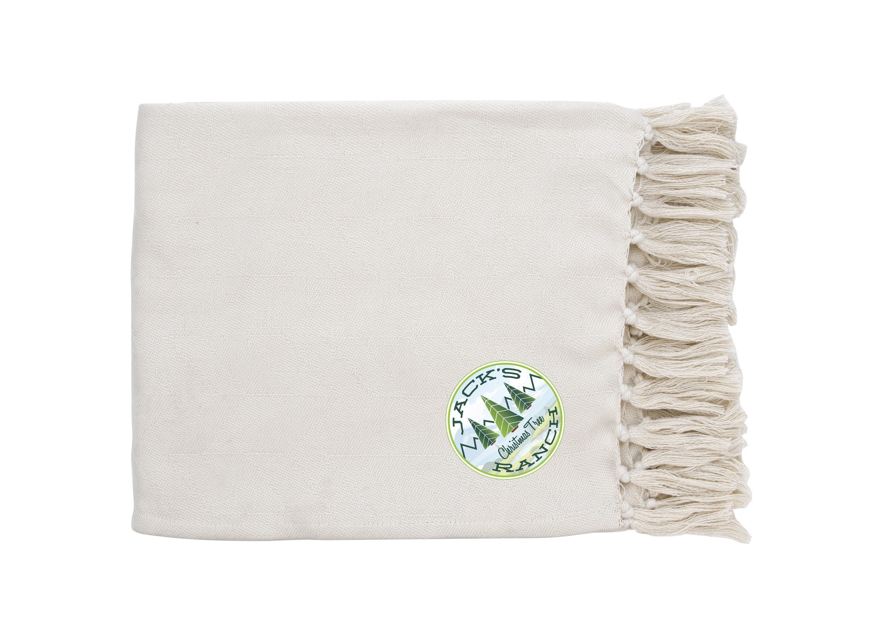 Picture of Herringbone Textured RPET Woven Blanket