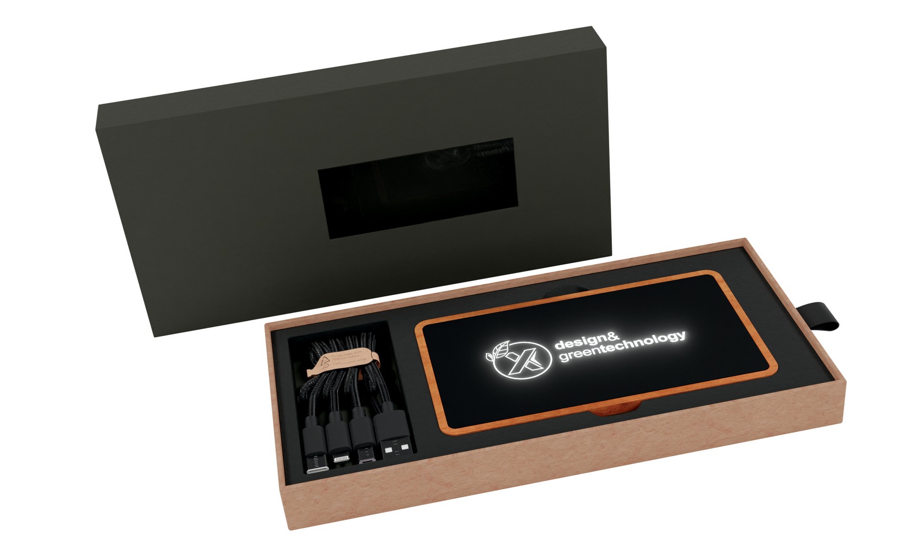 Picture of SCX Innovative Design™ Maple Wood Wireless Power Bank 5000 mAh