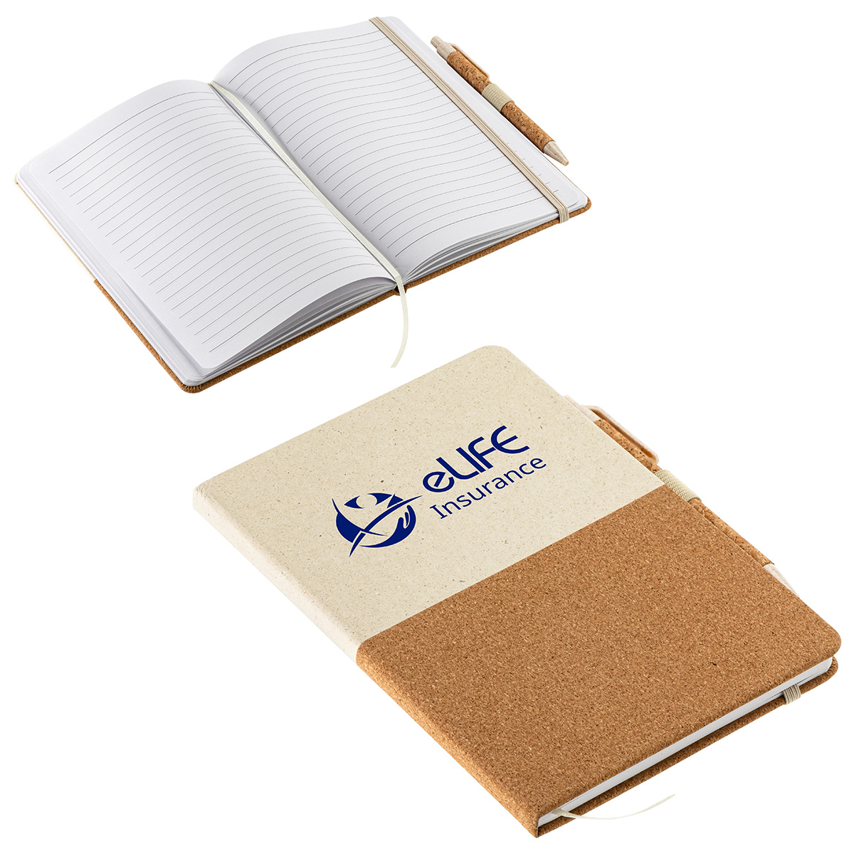 Picture of GrassField Cork Recycled Journal with Pen
