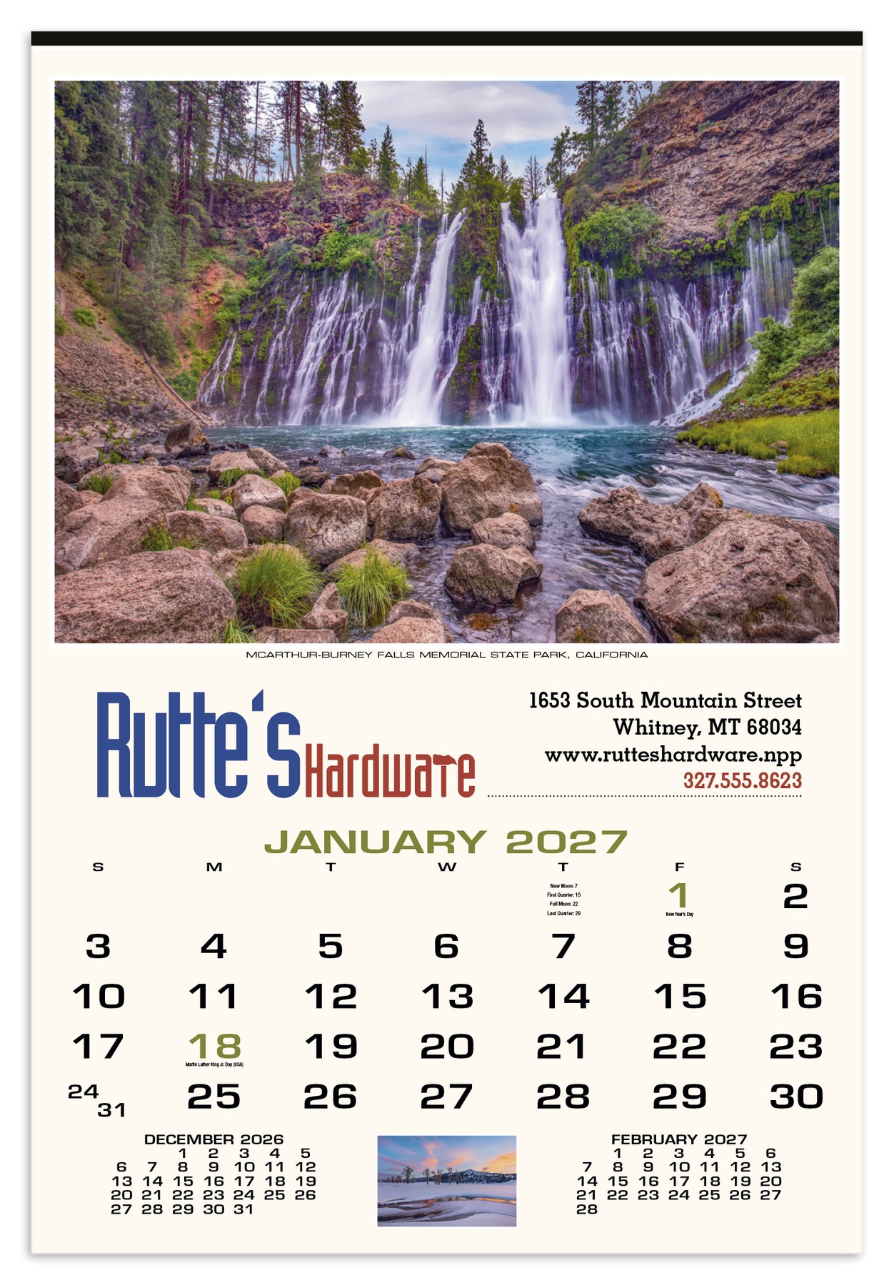 Picture of HotLine® Products Scenic America® Executive Calendar