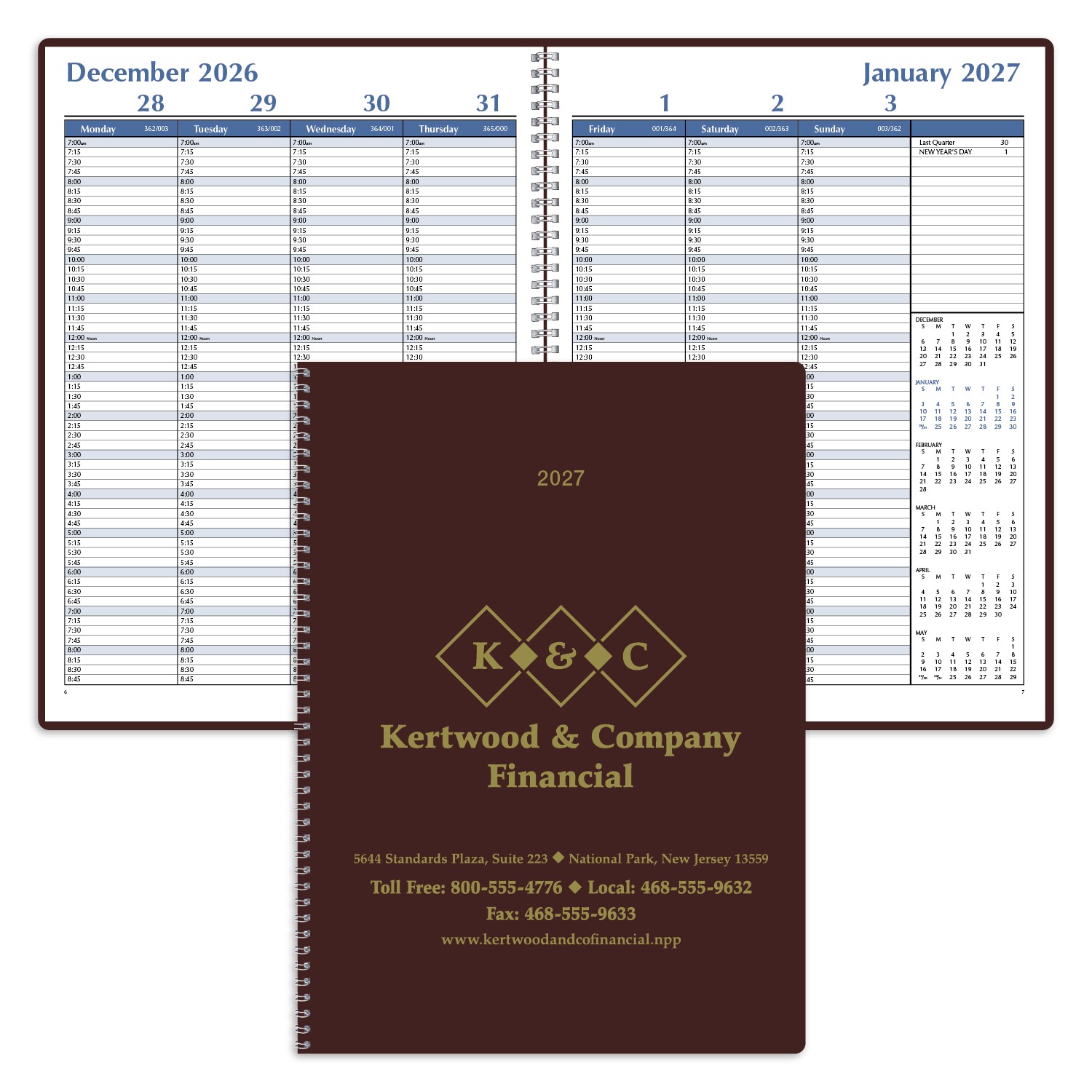 Picture of Triumph® Calendars Weekly Time Manager
