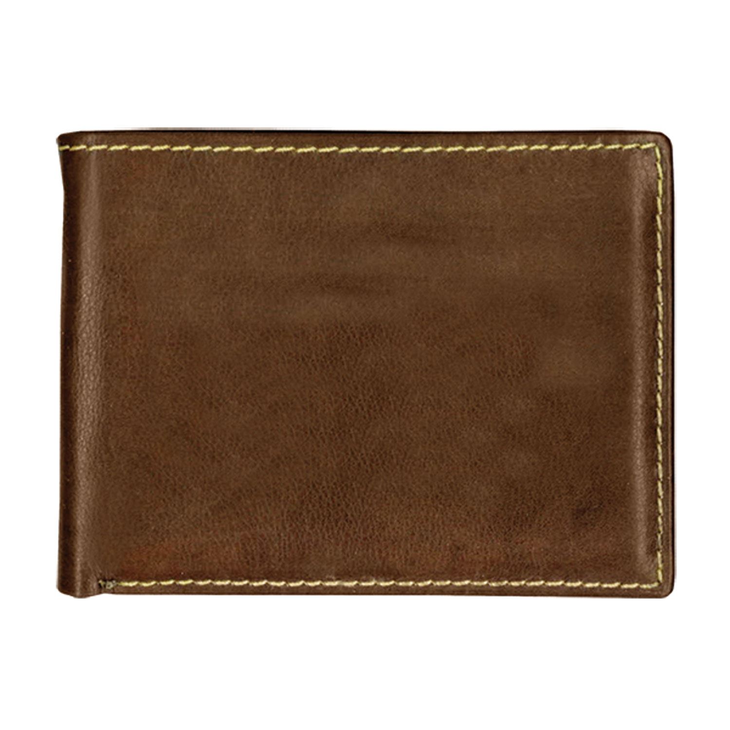 Picture of Andrew Philips® Leather Contrast Stitch Billfold Wallet