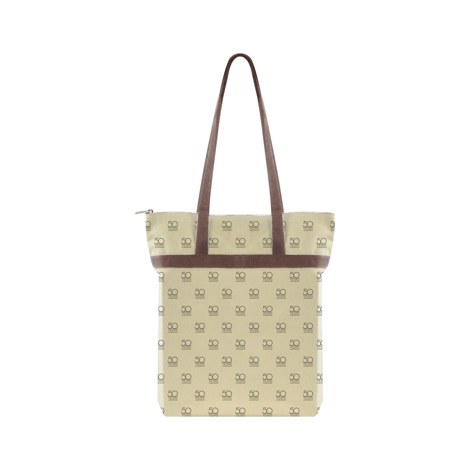 Picture of Made-to-Order Zippered Tote All-Over Print