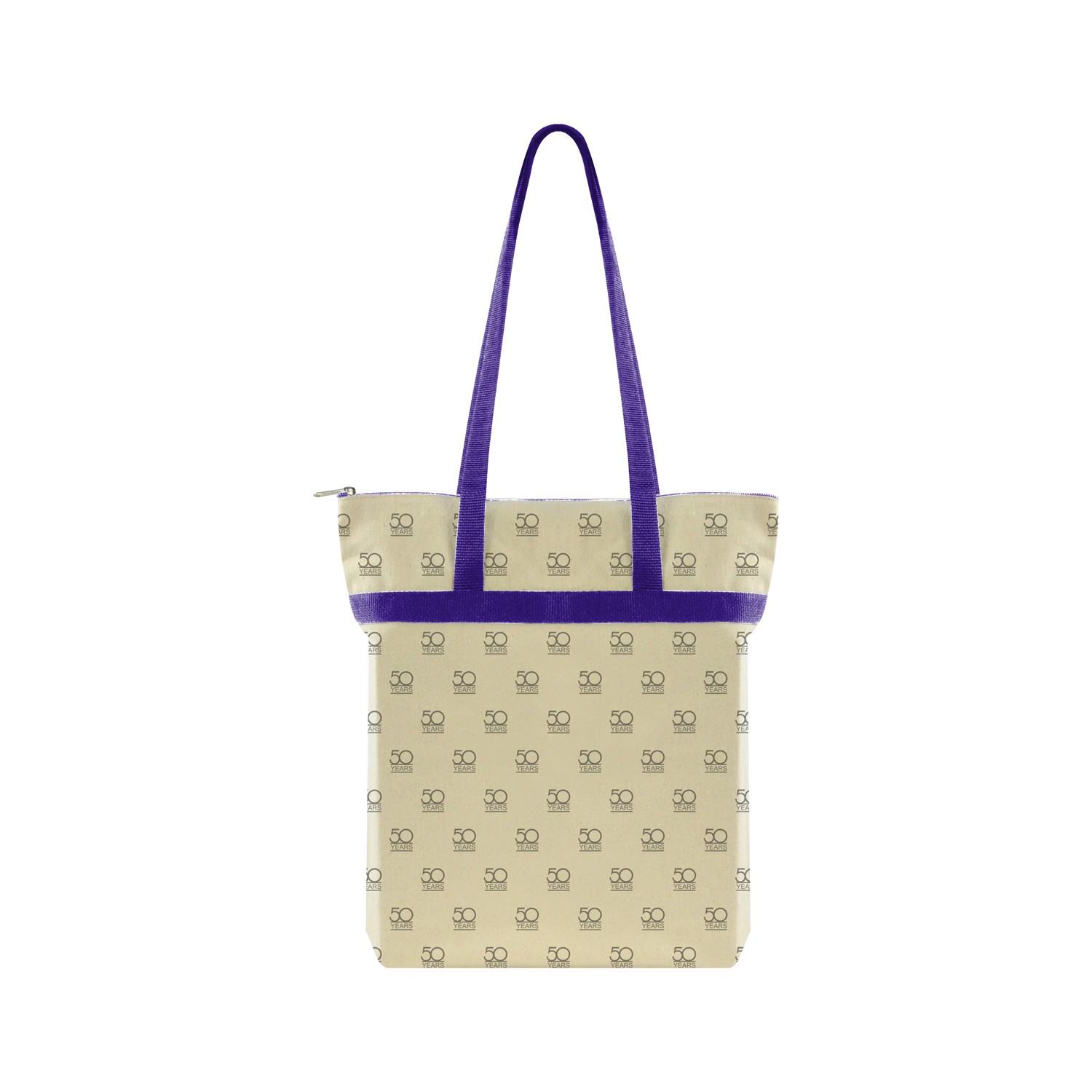 Picture of Made-to-Order Zippered Tote All-Over Print