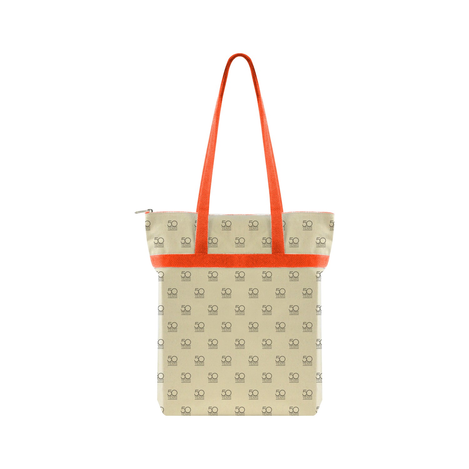 Picture of Made-to-Order Zippered Tote All-Over Print