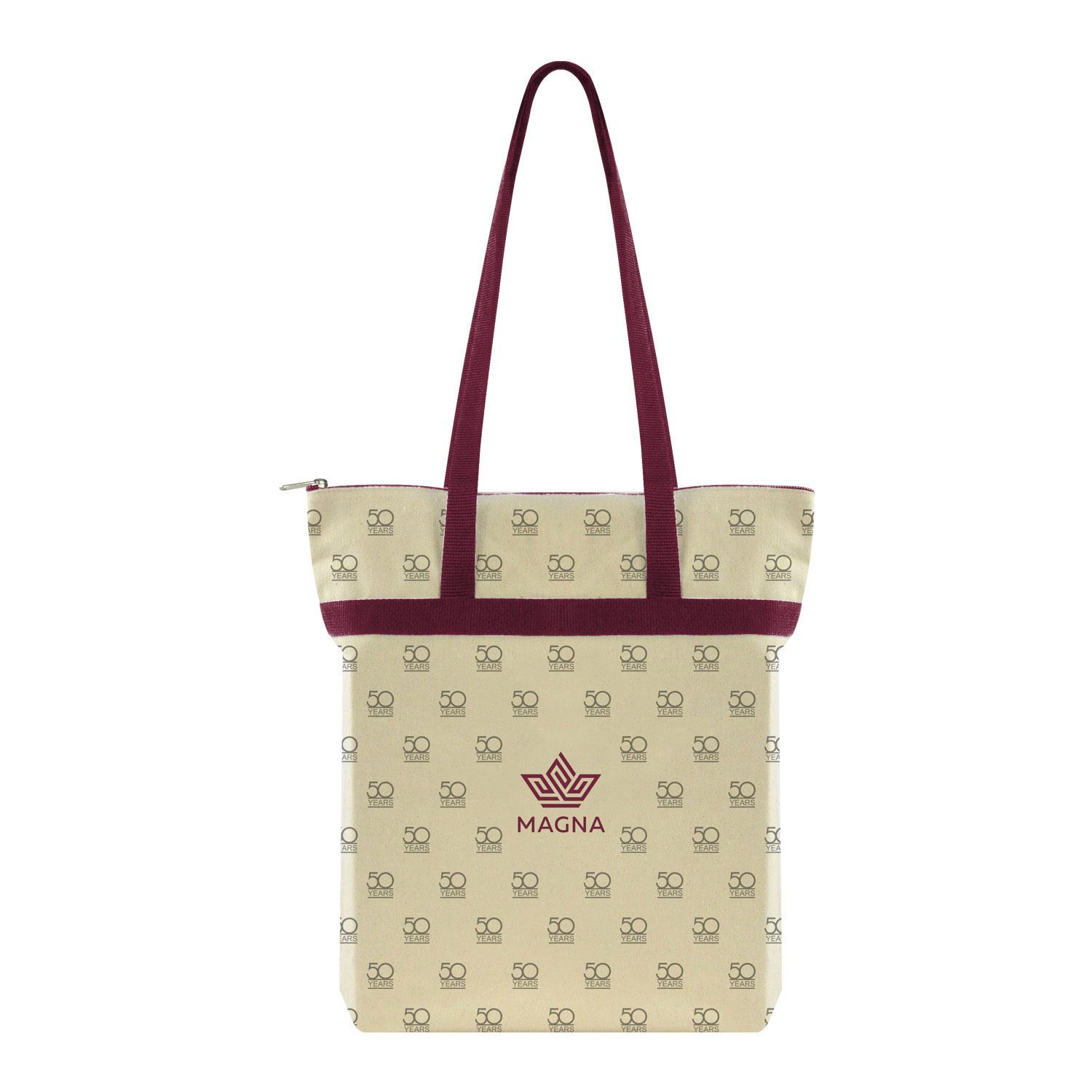 Picture of Made-to-Order Zippered Tote All-Over Print