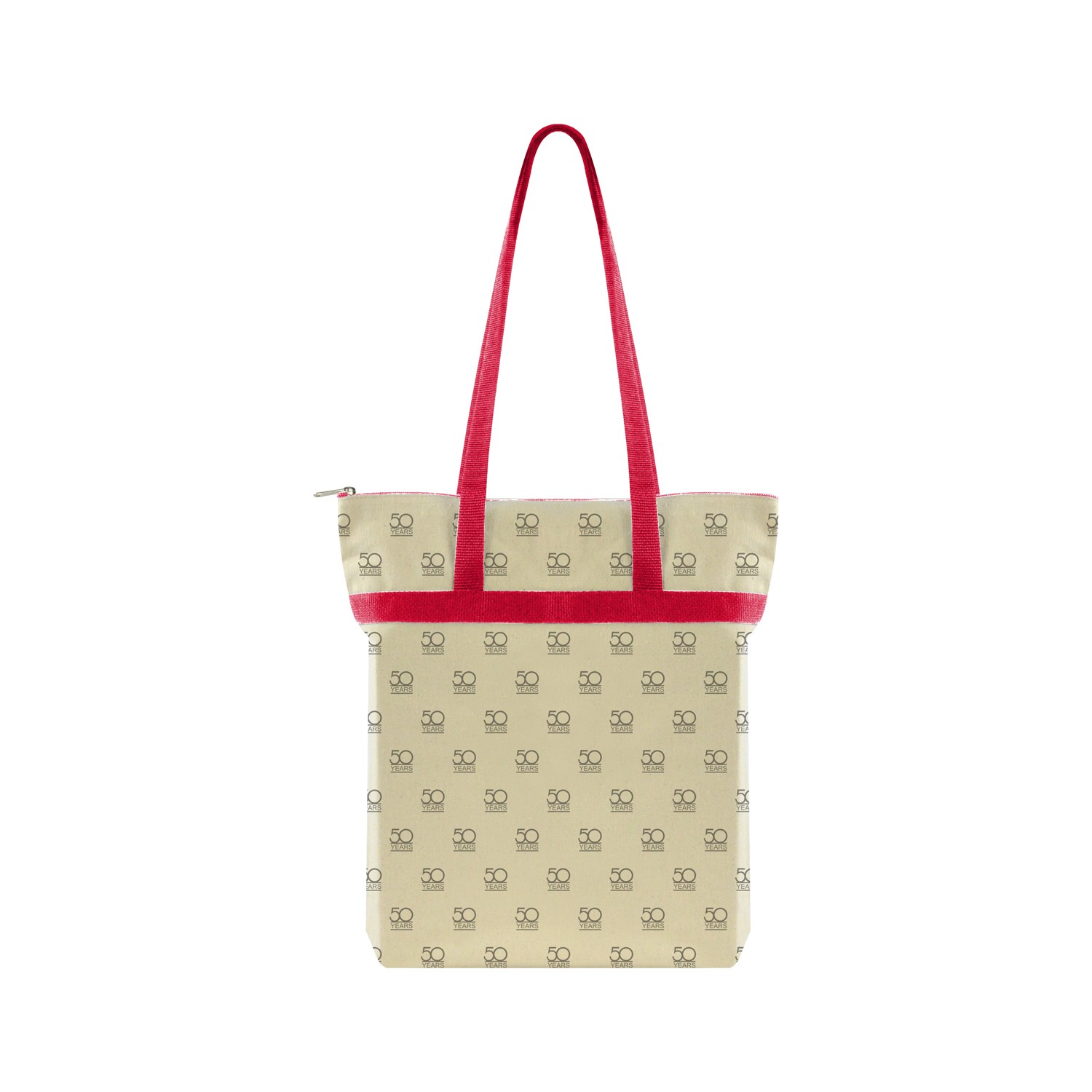Picture of Made-to-Order Zippered Tote All-Over Print