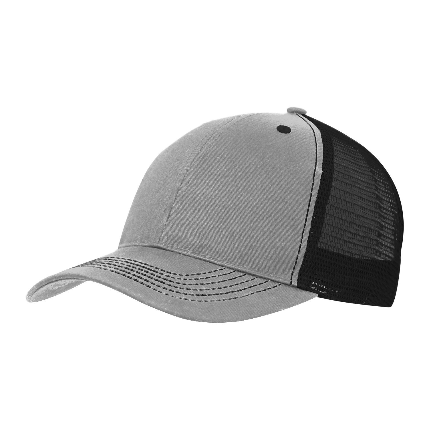 Picture of Color Accent Mesh Snapback Cap