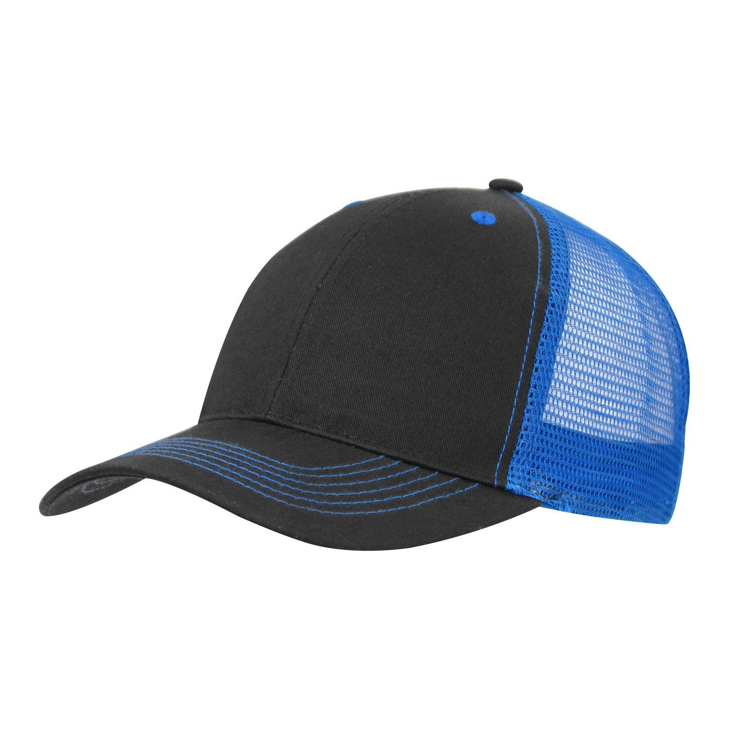 Picture of Color Accent Mesh Snapback Cap