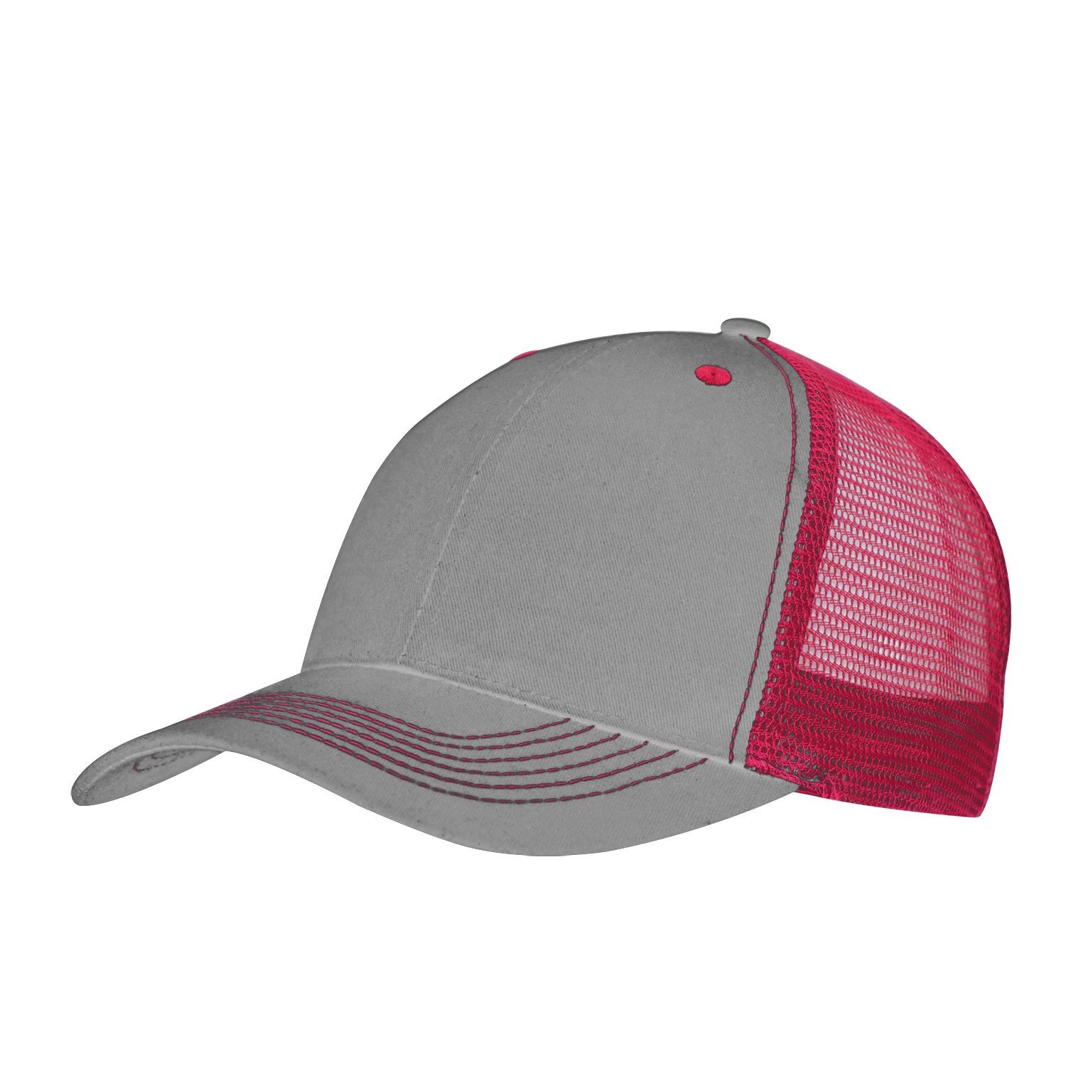 Picture of Color Accent Mesh Snapback Cap